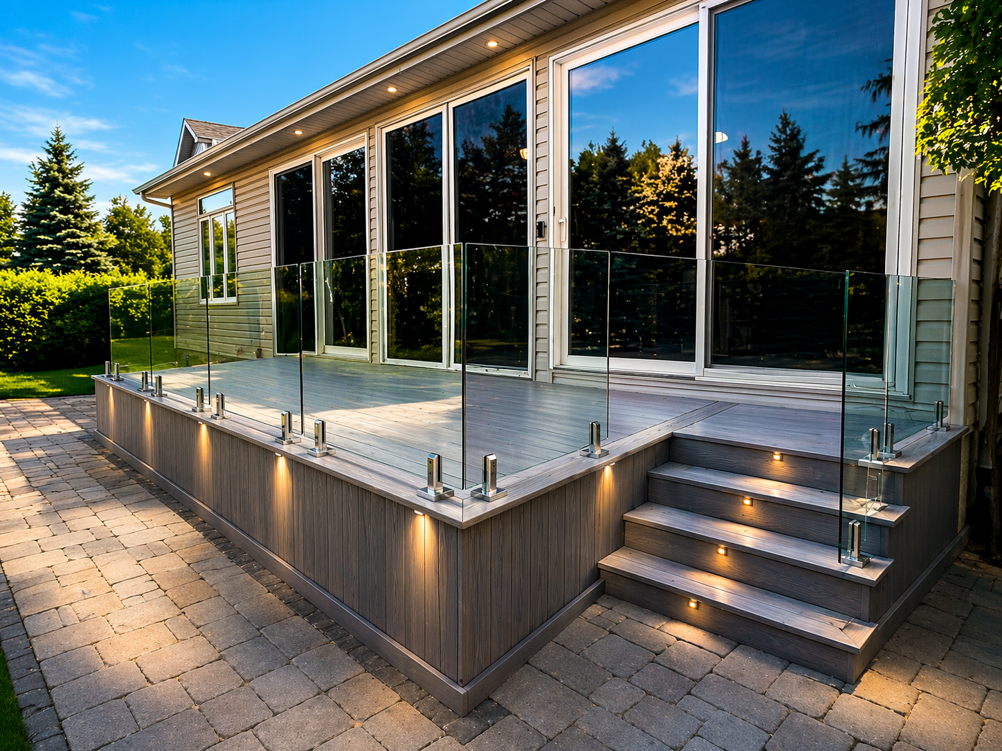 Glass Railing completed project 3