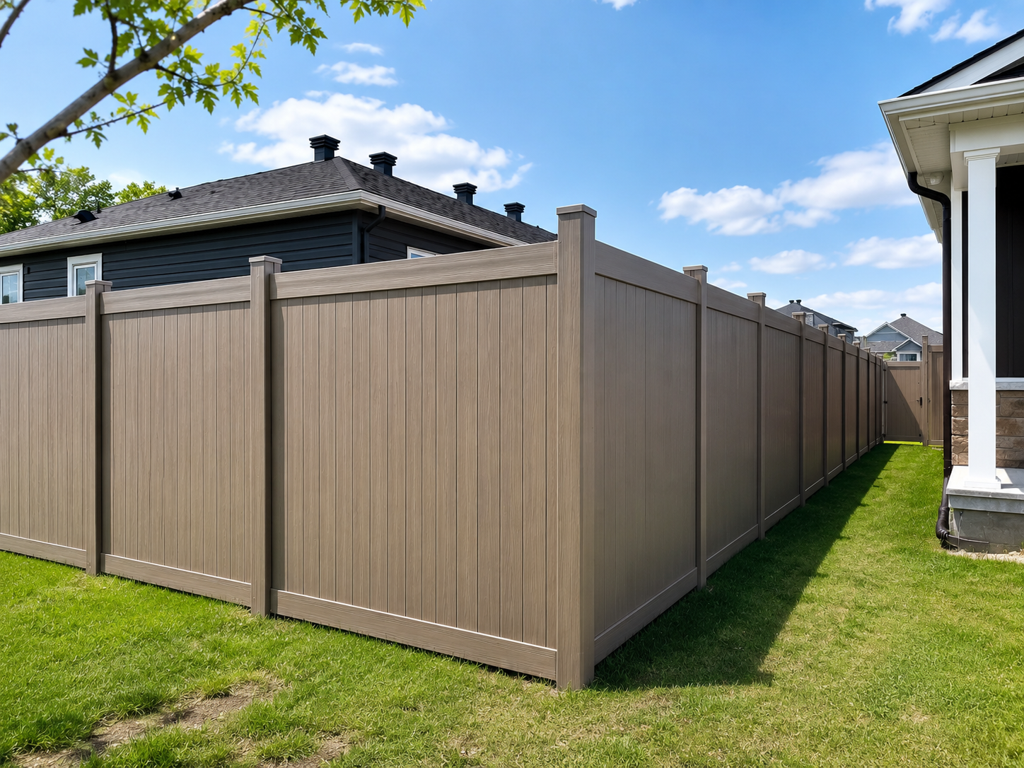 PVC Fence completed project 3