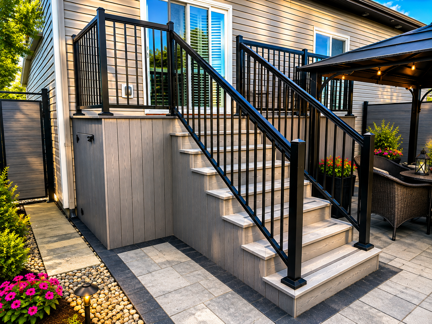 Aluminum Railing completed project 3