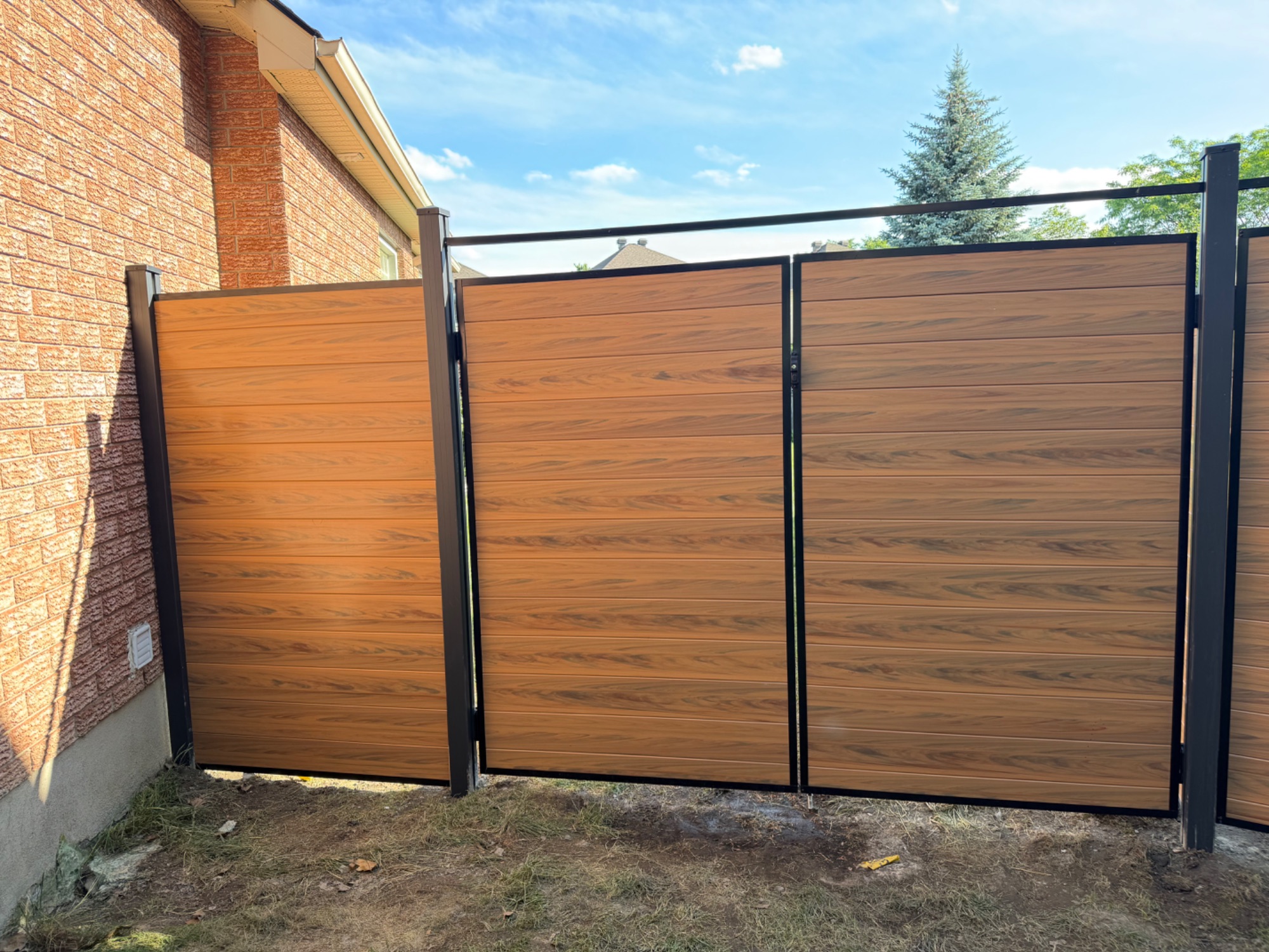 Hybrid Privacy Fence completed project 1