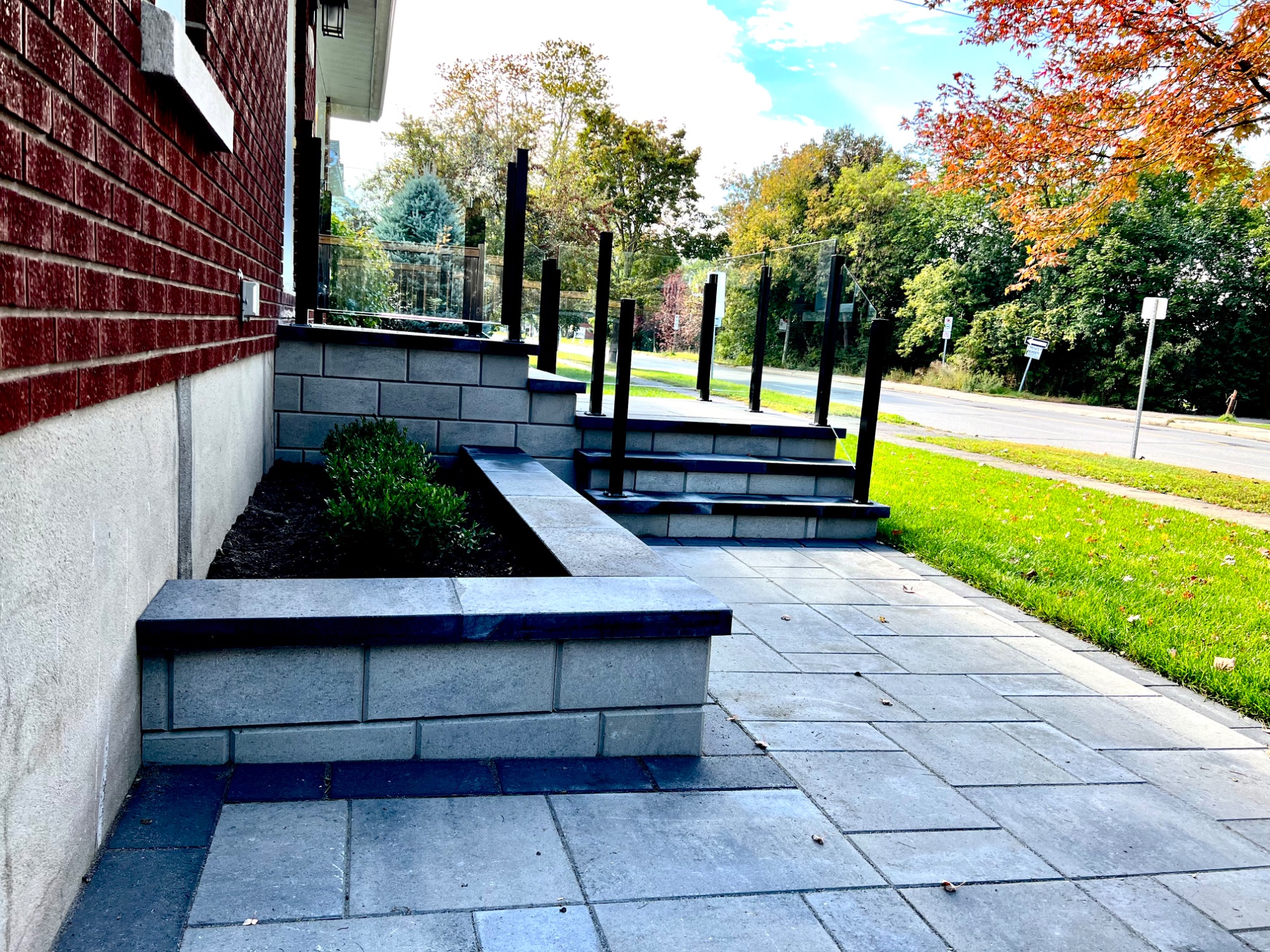 Glass Railing completed project 4