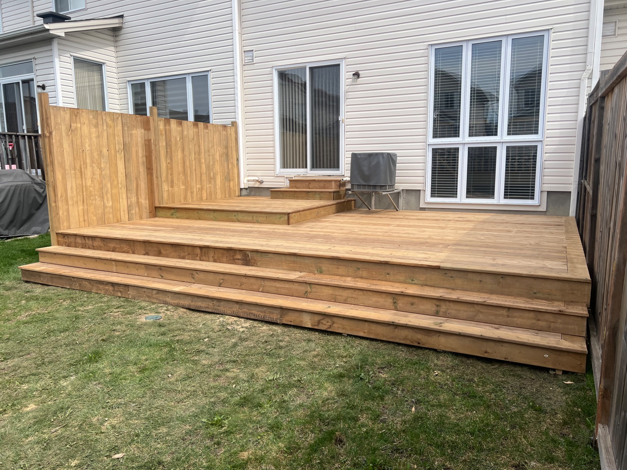 Pressure-Treated Deck completed project 1