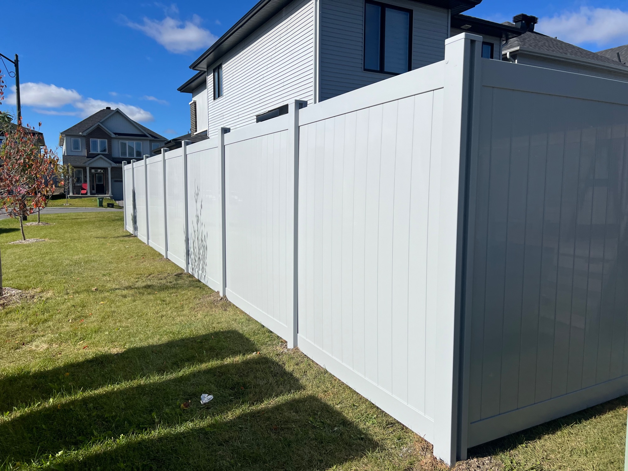 PVC Fence completed project 1