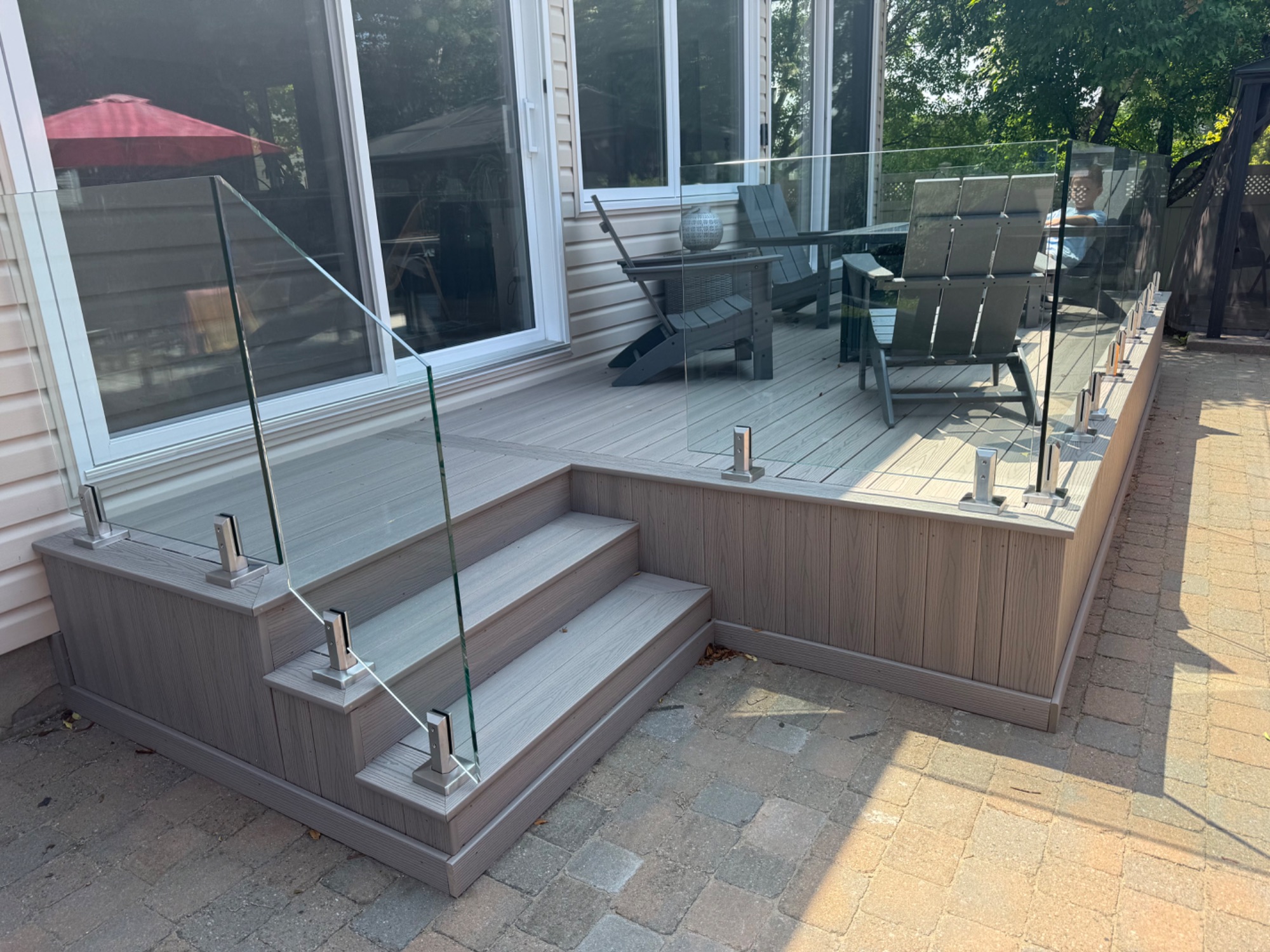 Glass Railing completed project 2