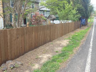 Fence and landscaping project photo 17