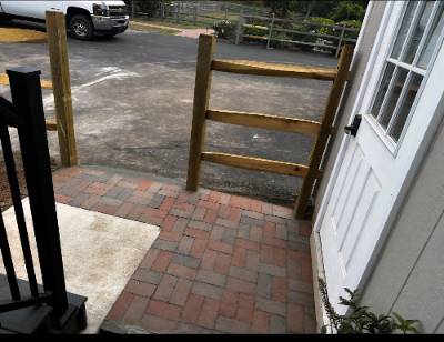 Fence and landscaping project photo 7