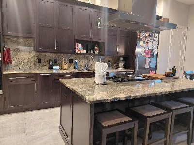 Clean, organized kitchen