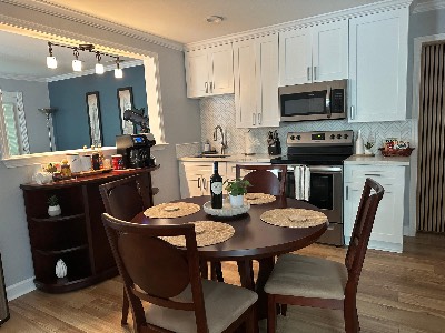 Clean, organized kitchen