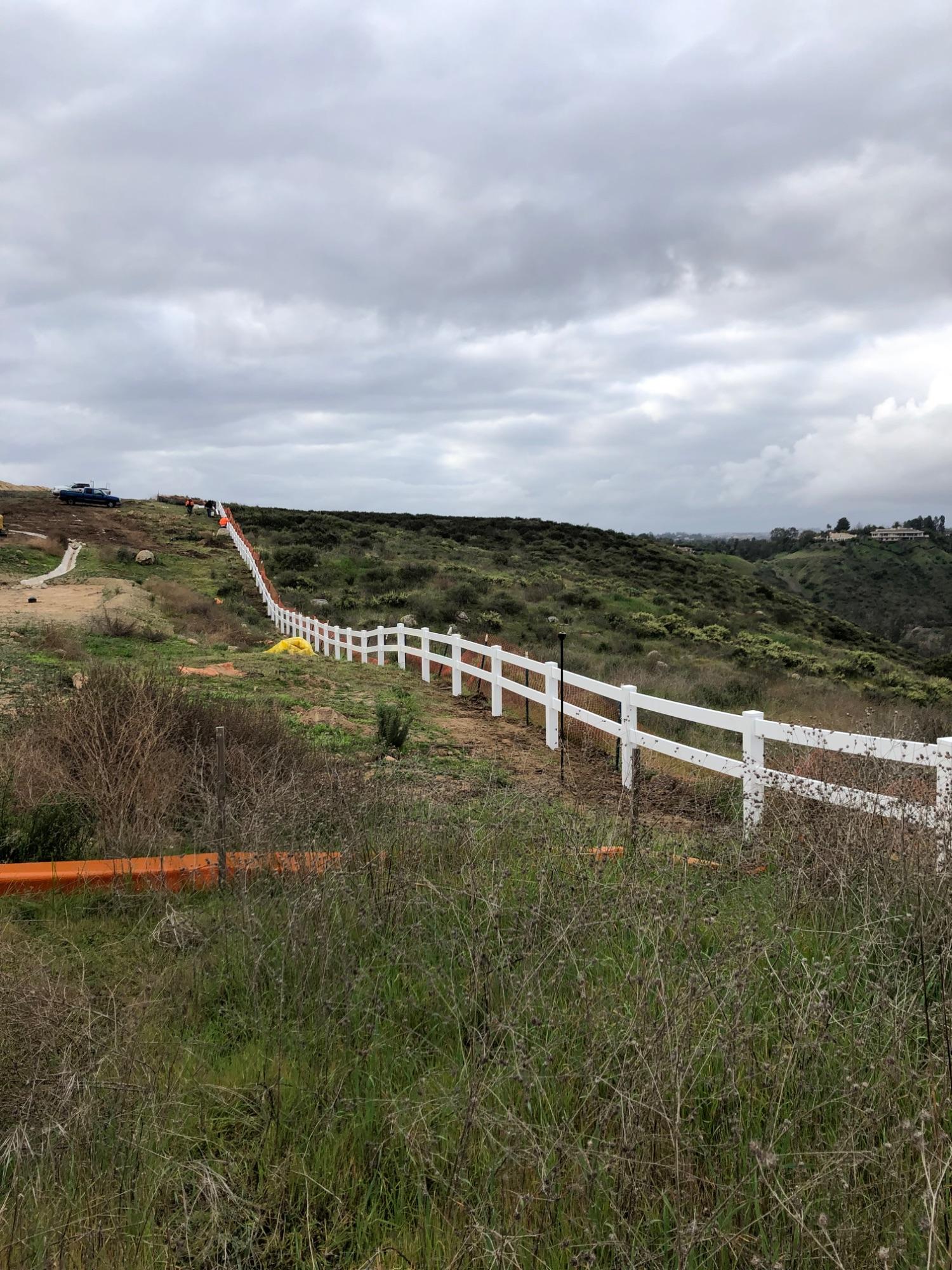 Cornerstone Fence team at work