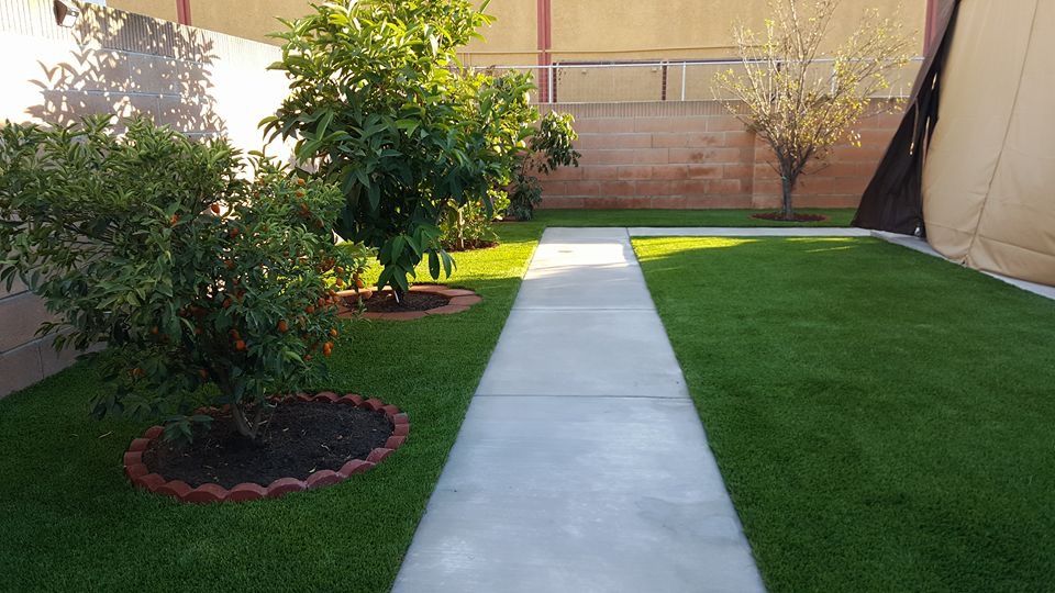 3RS Landscaping artificial turf project 1 in Southern California