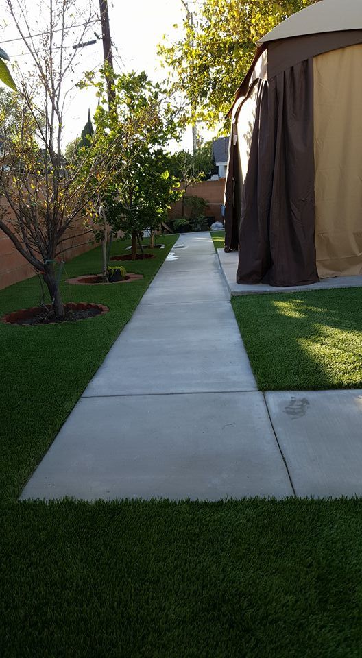 3RS Landscaping artificial turf project 2 in Southern California