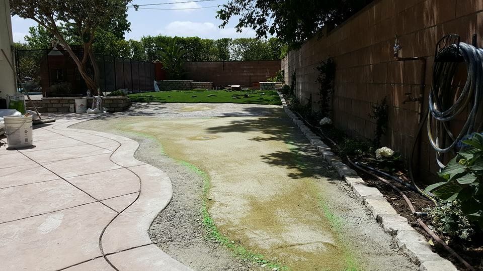 3RS Landscaping artificial turf project 5 in Southern California