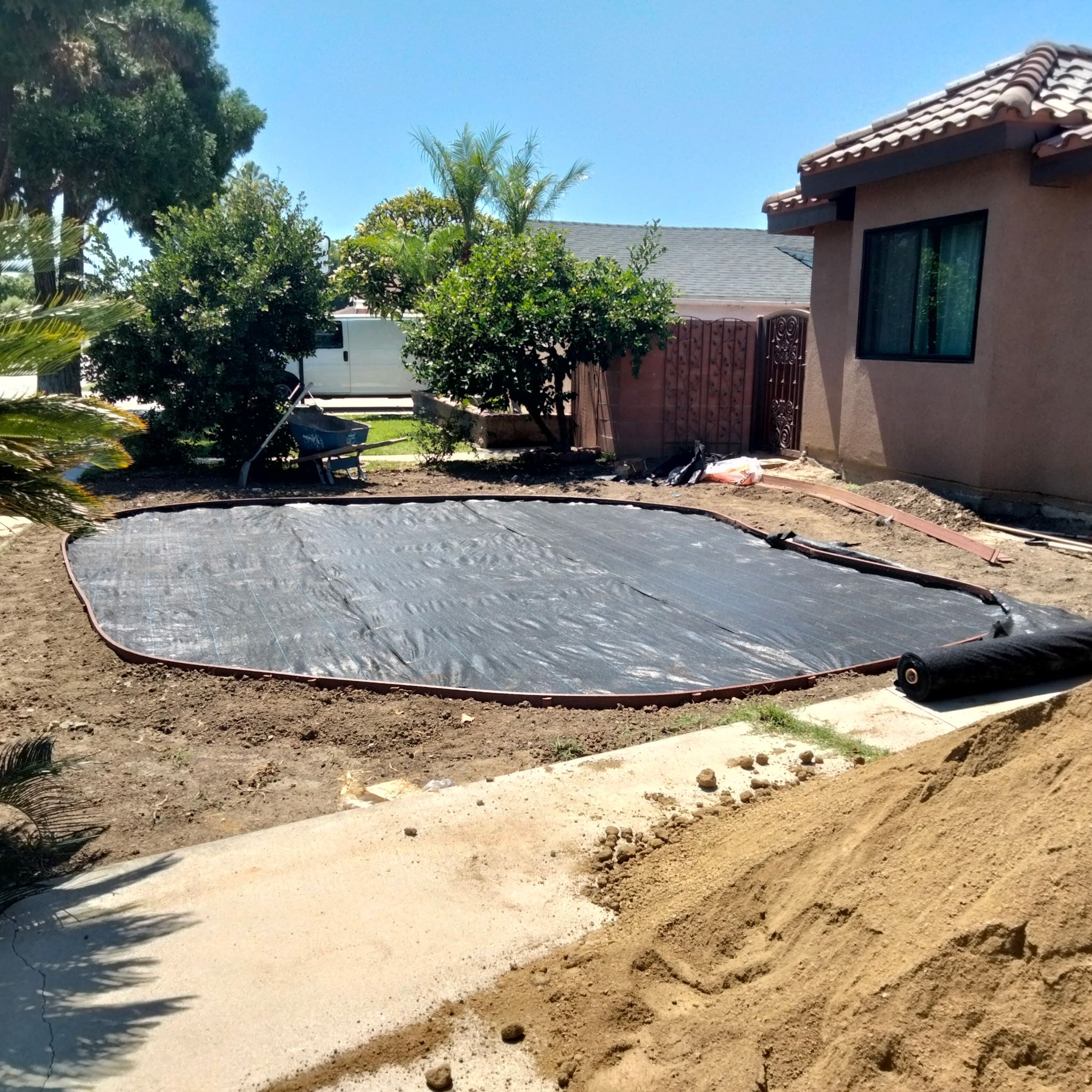 Millan's landscaping job photo 10 — landscaping, hardscape, and yard work across Los Angeles County