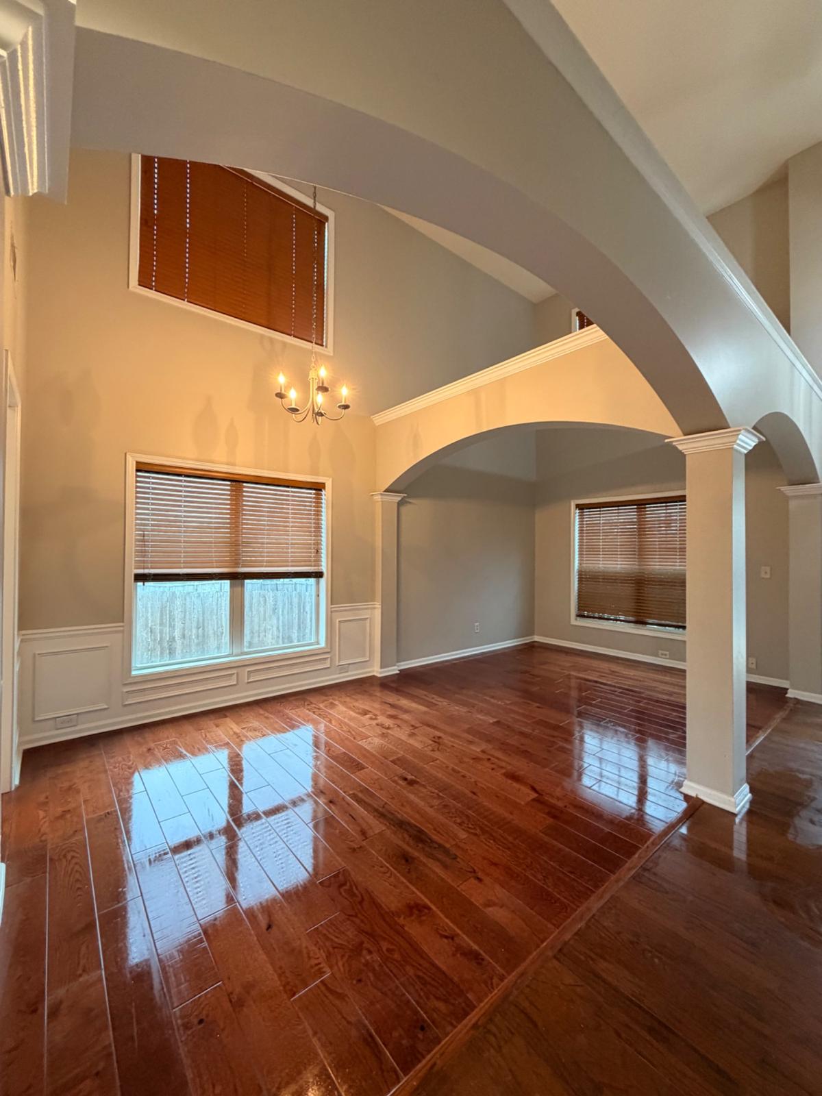 Drywall patching and full interior repaint — after