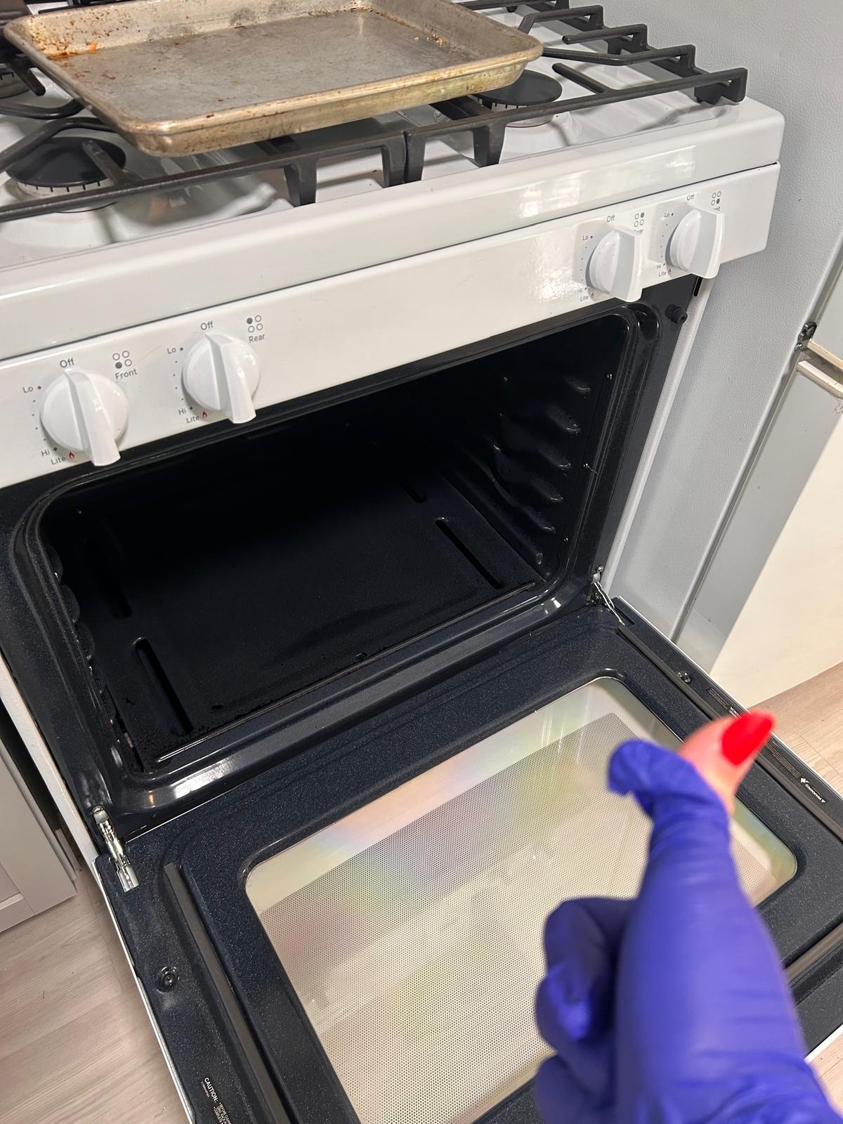 Oven interior — after