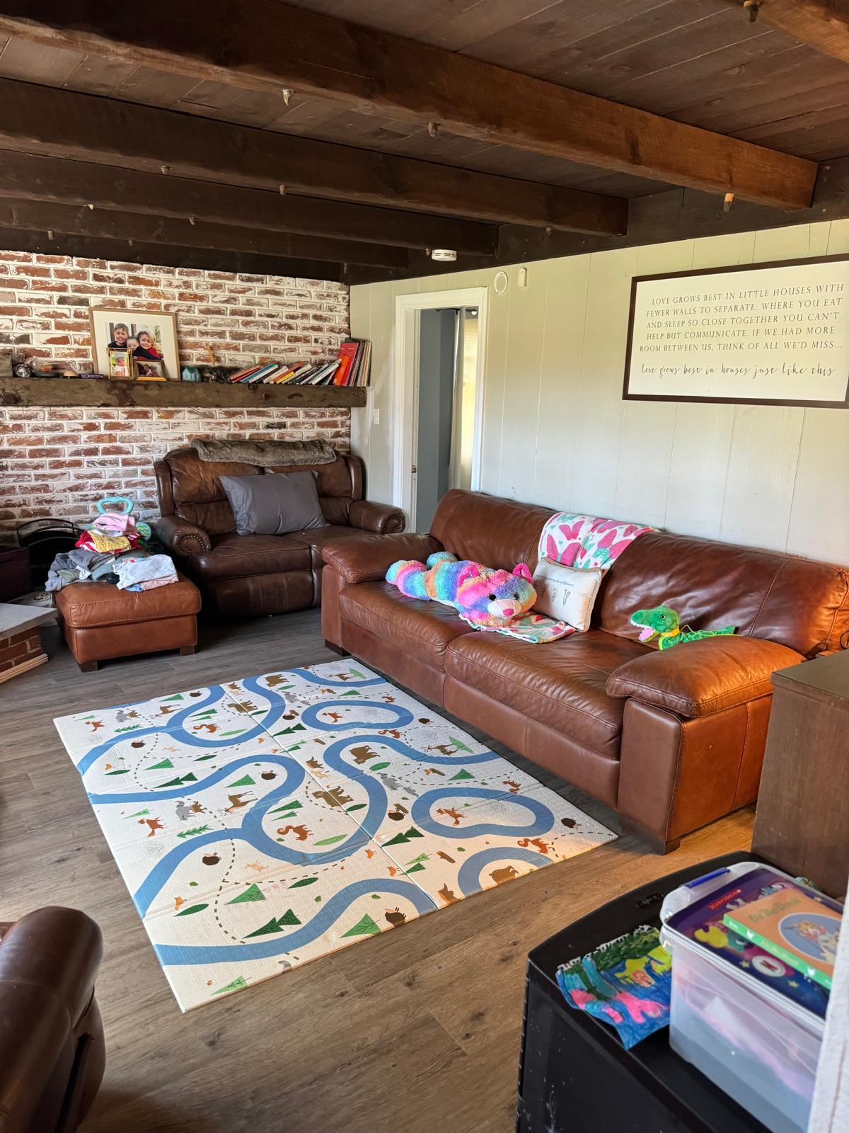 Family room — after