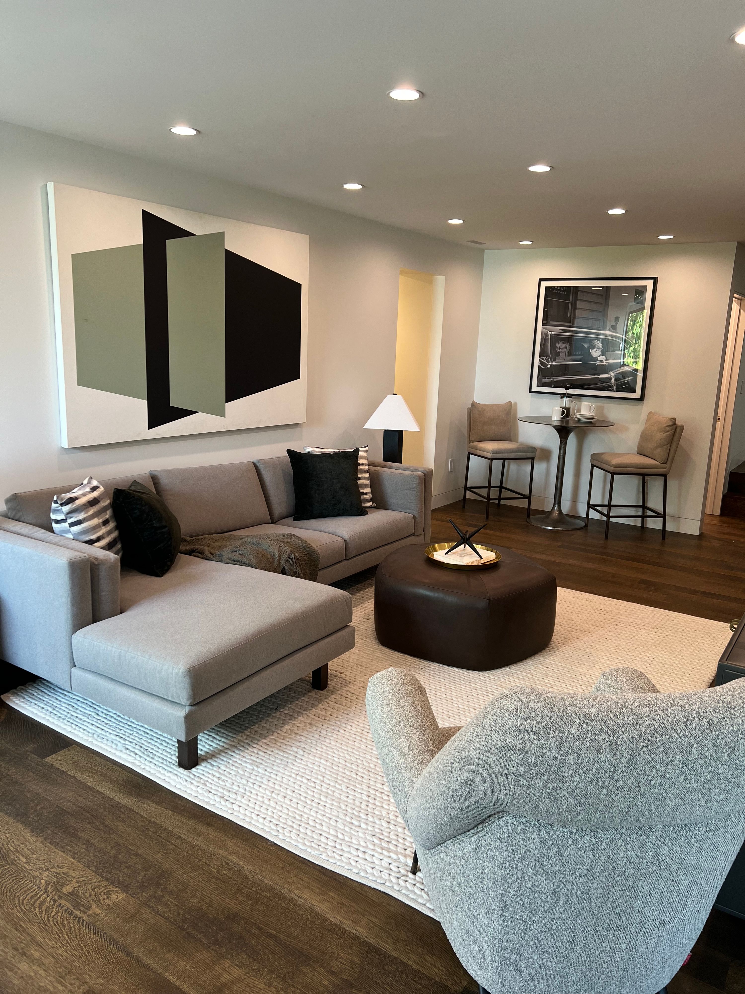 Condo living room, move-in ready