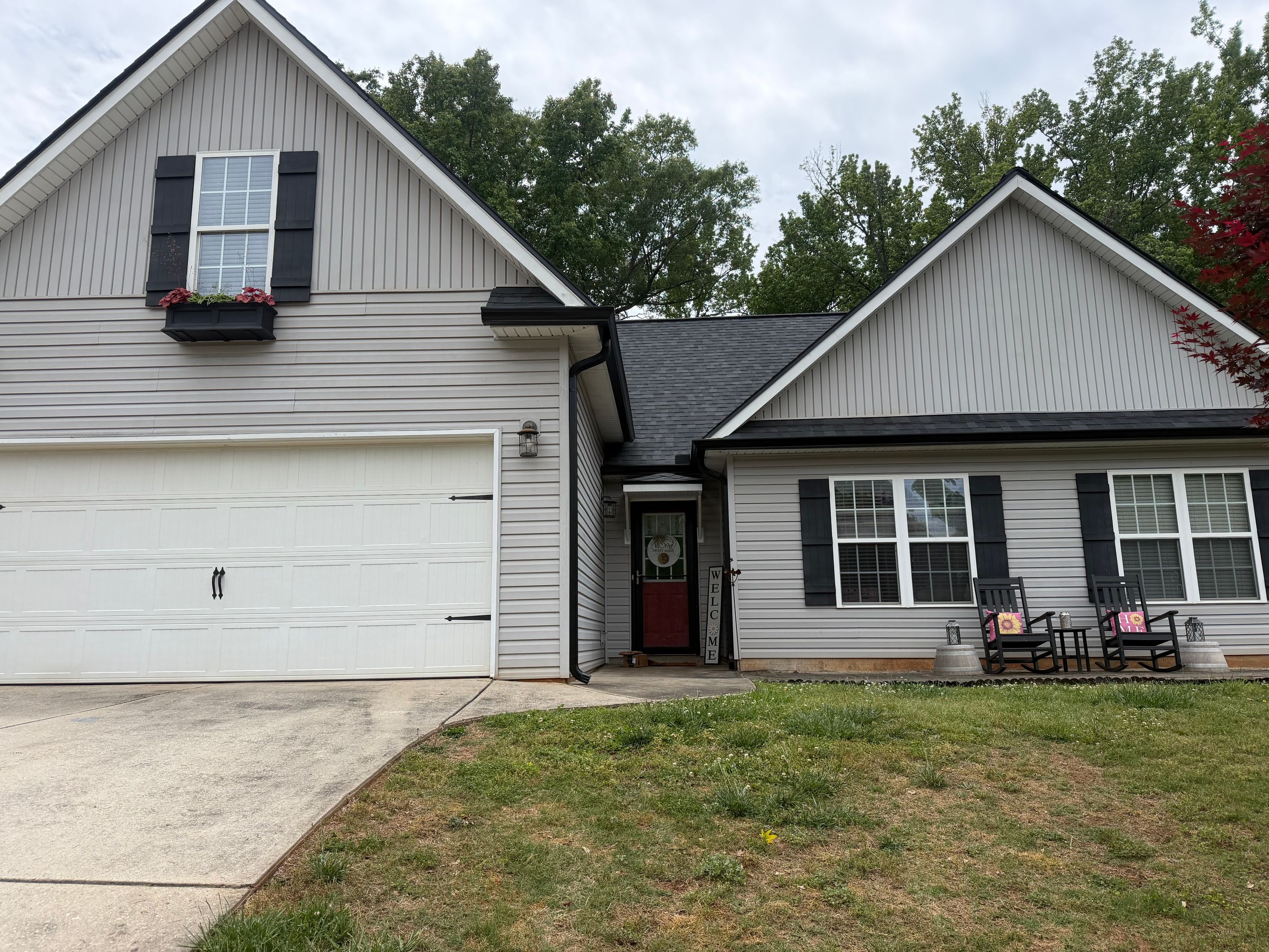 Completed seamless rain gutter installation in the Atlanta, GA area by ATL Seamless Gutters LLC (project 18)