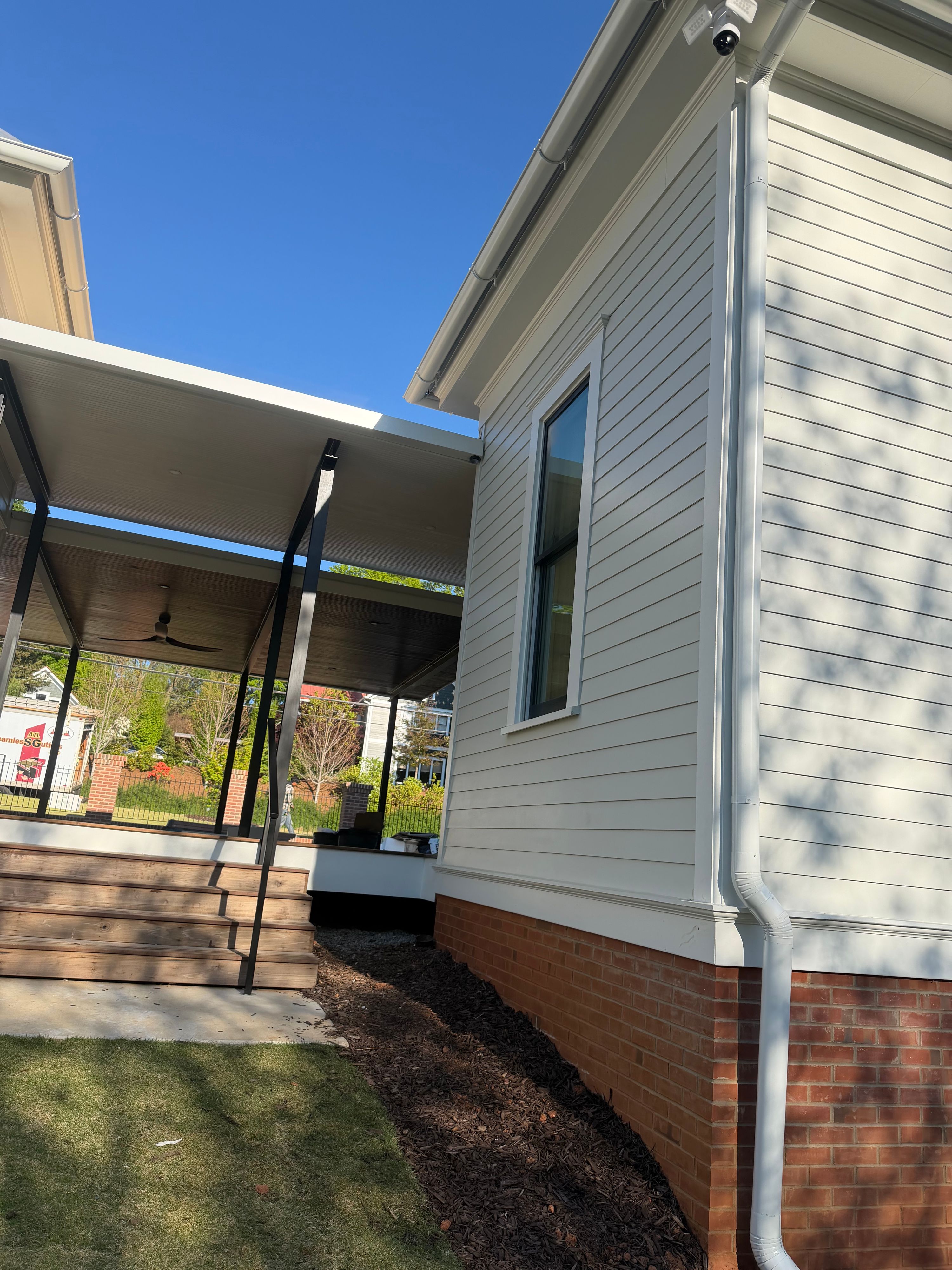 Completed seamless rain gutter installation in the Atlanta, GA area by ATL Seamless Gutters LLC (project 6)