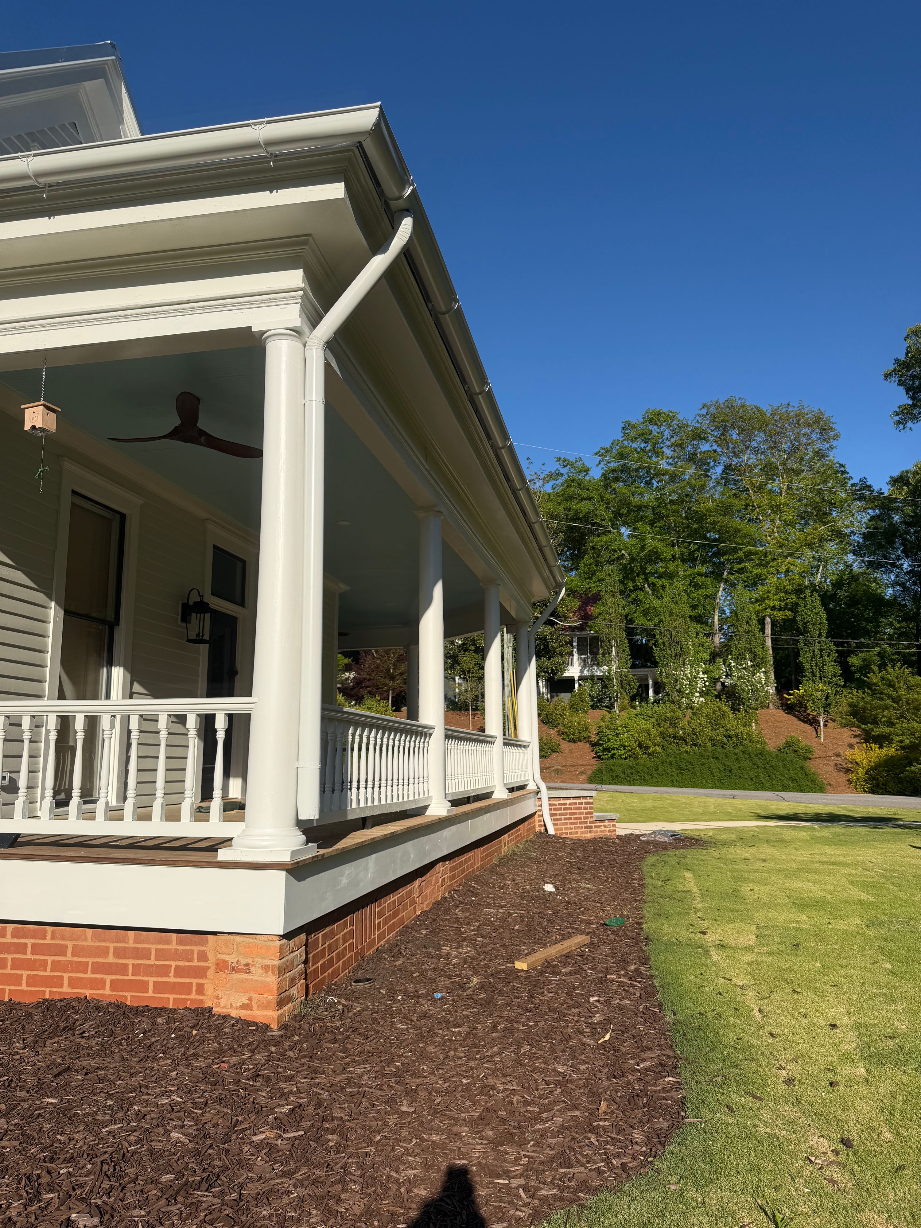 Completed seamless rain gutter installation in the Atlanta, GA area by ATL Seamless Gutters LLC (project 5)