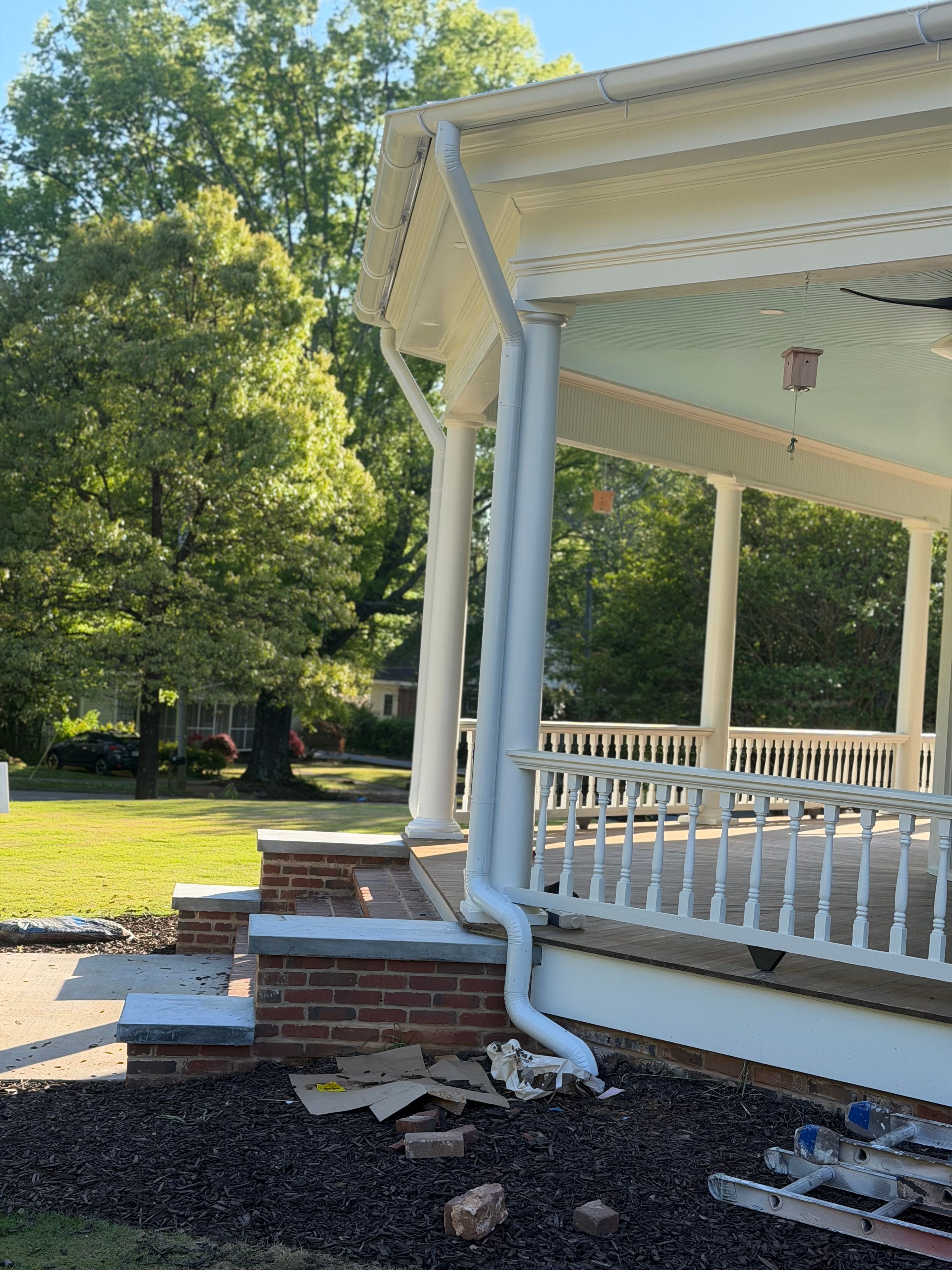 Completed seamless rain gutter installation in the Atlanta, GA area by ATL Seamless Gutters LLC (project 4)