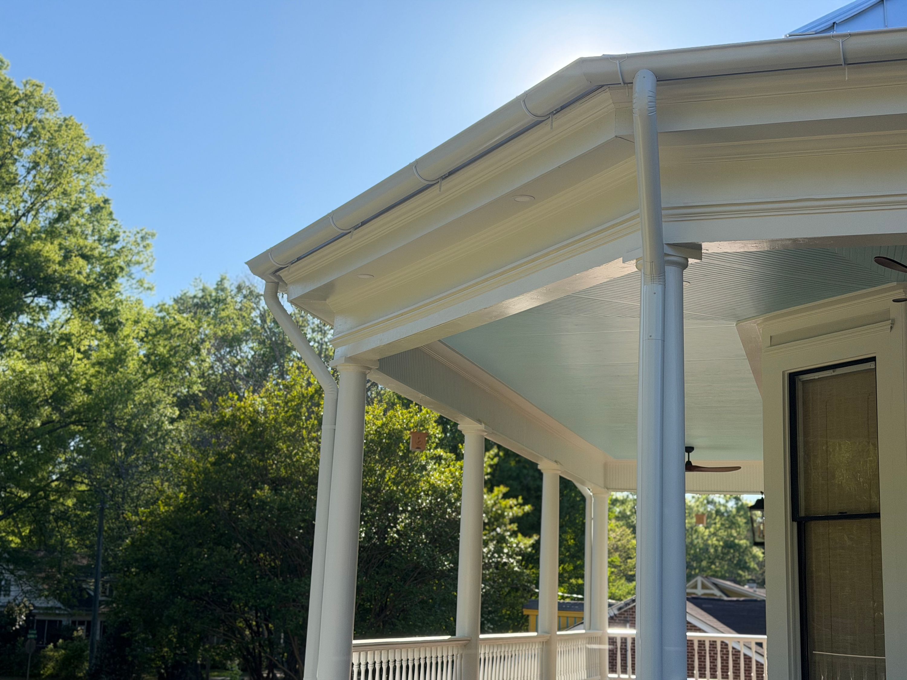 Completed seamless rain gutter installation in the Atlanta, GA area by ATL Seamless Gutters LLC (project 3)