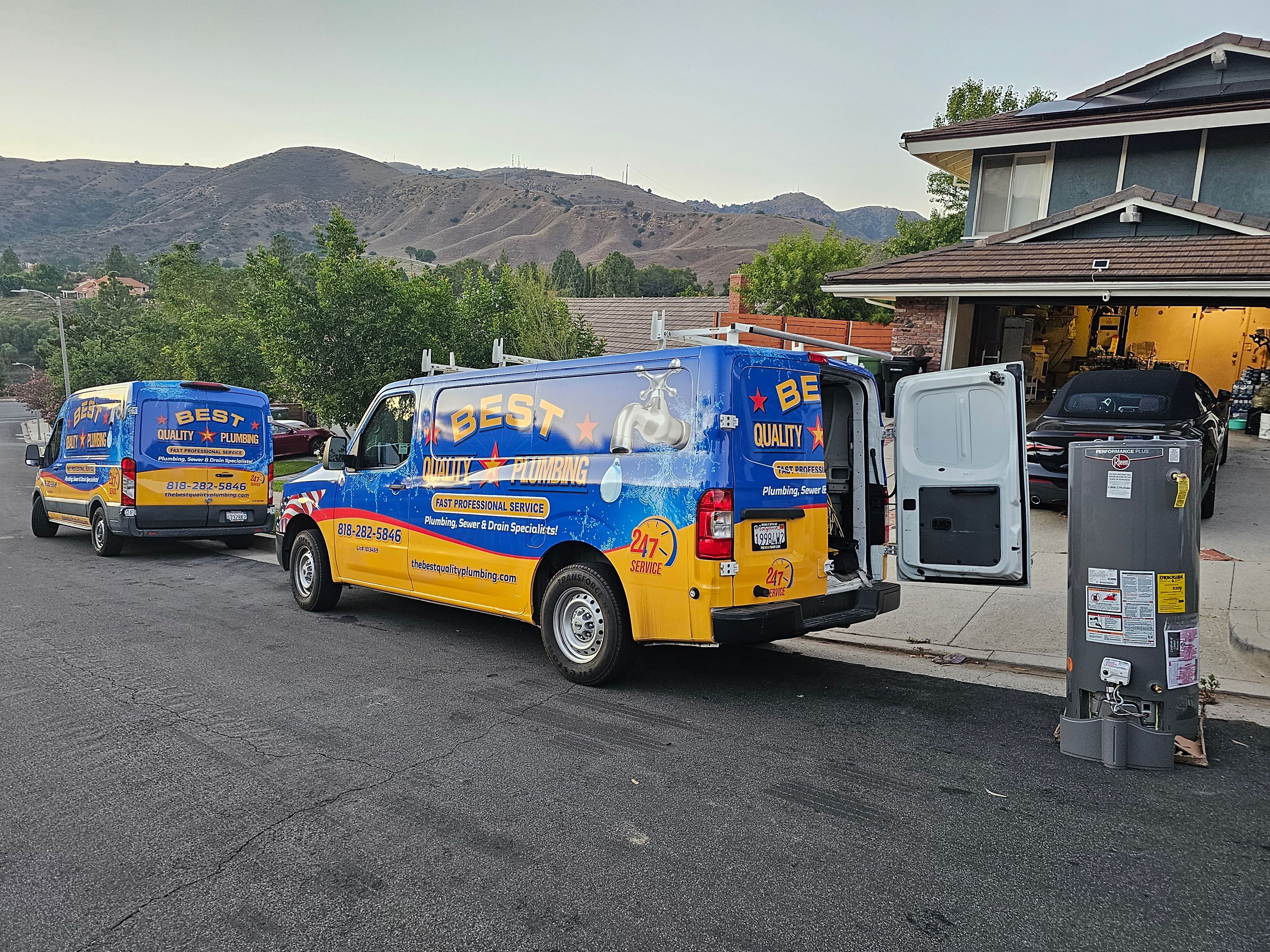 Water heater tank replacement — Best Quality Plumbing Services
