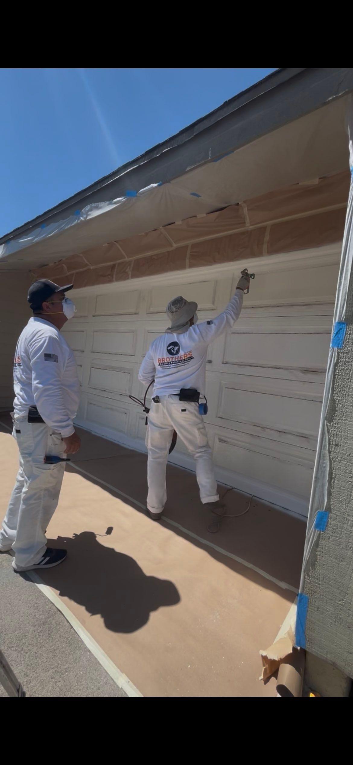 Brothers Quality Painting Inc team at work