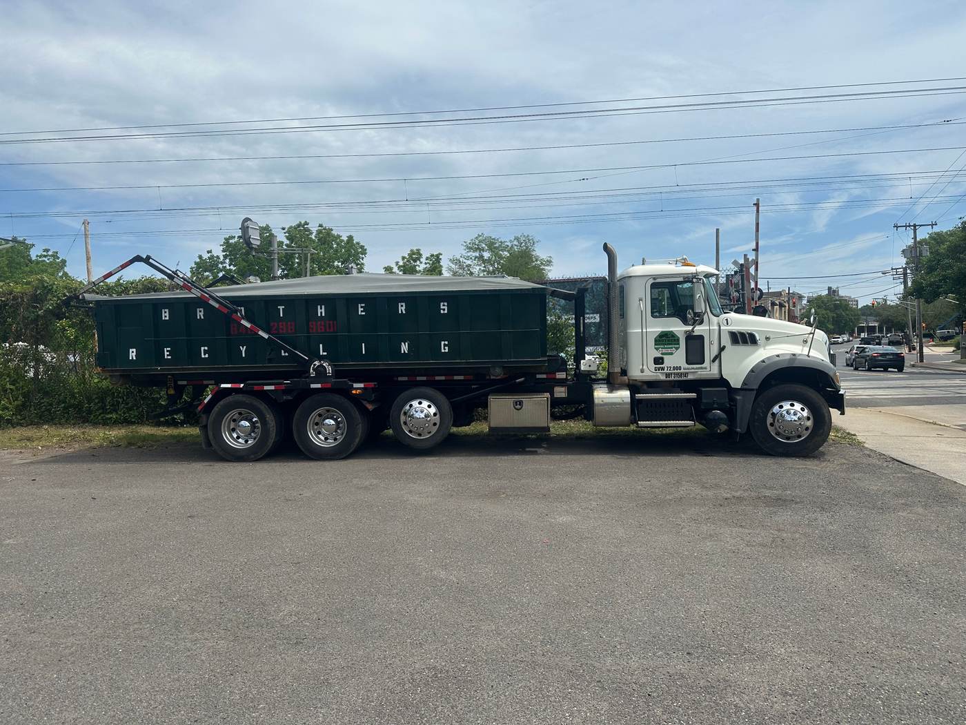 30 Yard roll-off dumpster — Brothers Recycling LLC