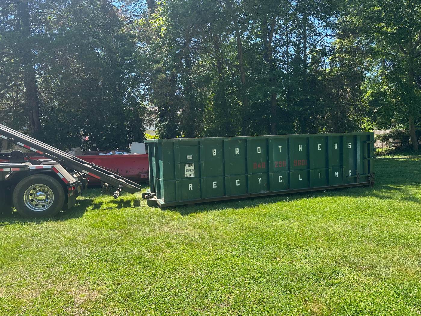 10 Yard roll-off dumpster — Brothers Recycling LLC