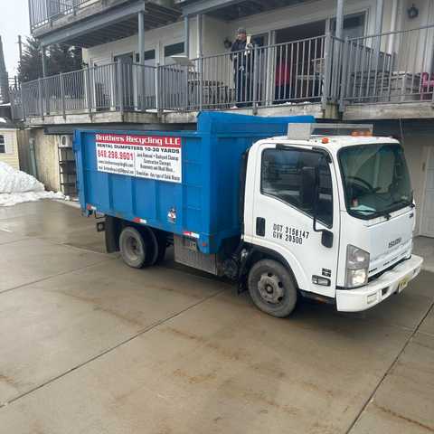 Roll-off container and cleanout work by Brothers Recycling LLC — 5/29
