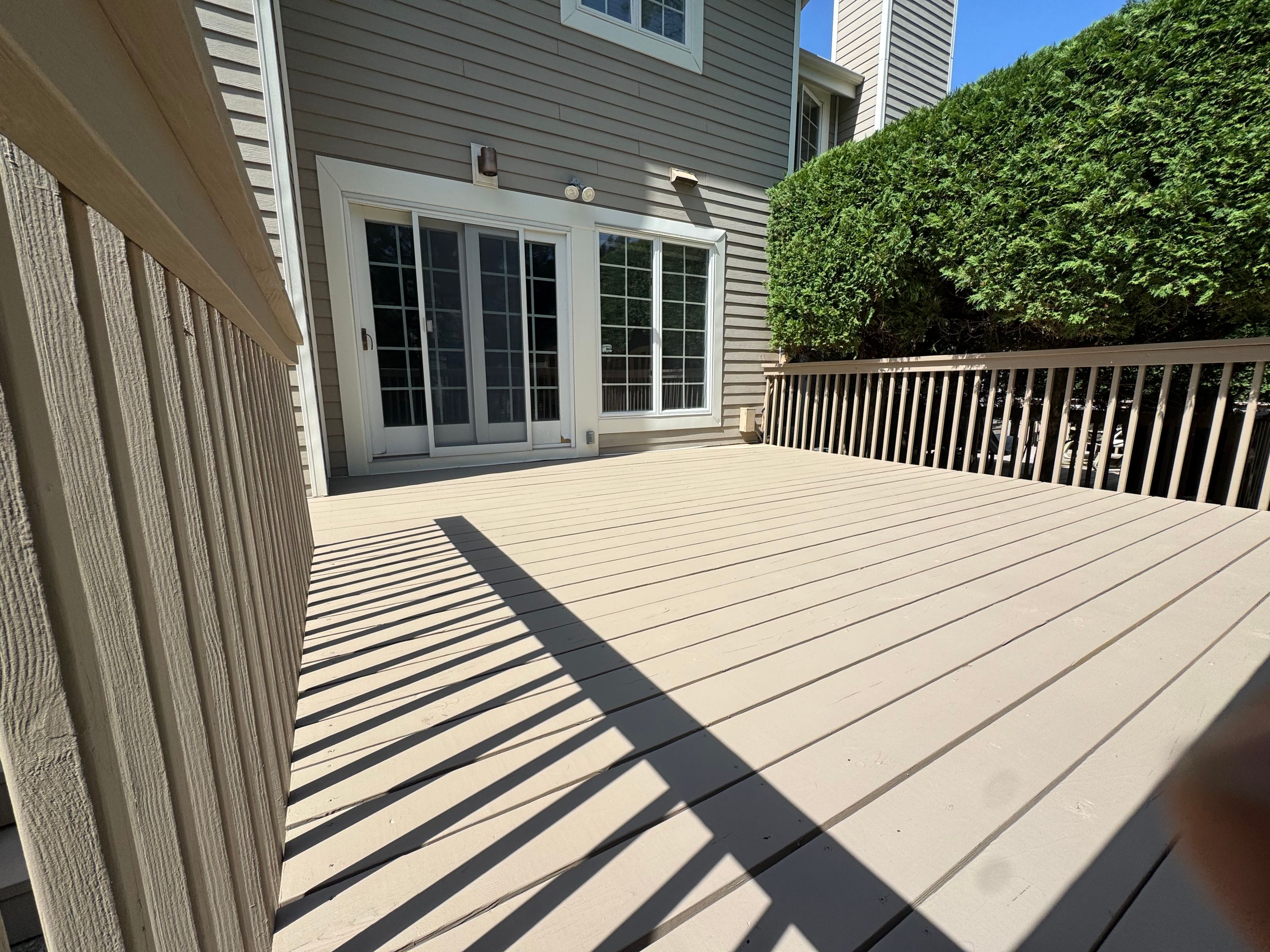 Deck Sanding by C&Sons Jersey Builders in North Jersey