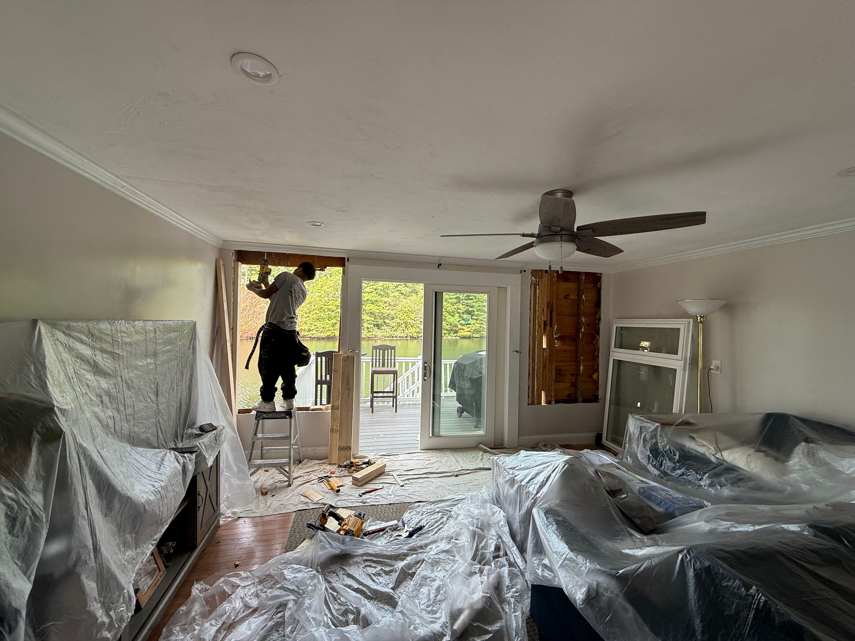 D & B Painting Inc project photo 13 — painting and carpentry work in MetroWest Massachusetts