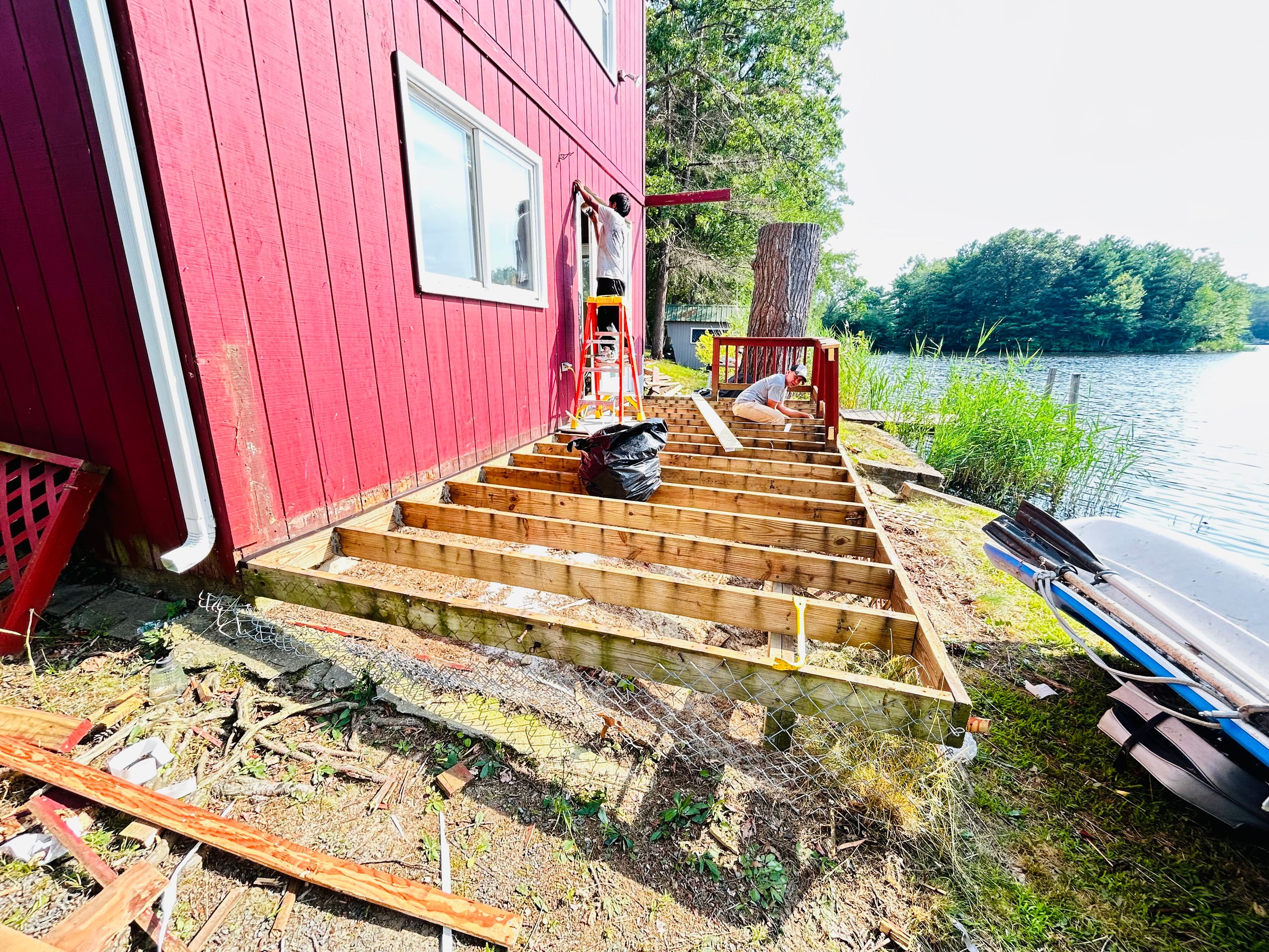 D & B Painting Inc project photo 5 — painting and carpentry work in MetroWest Massachusetts