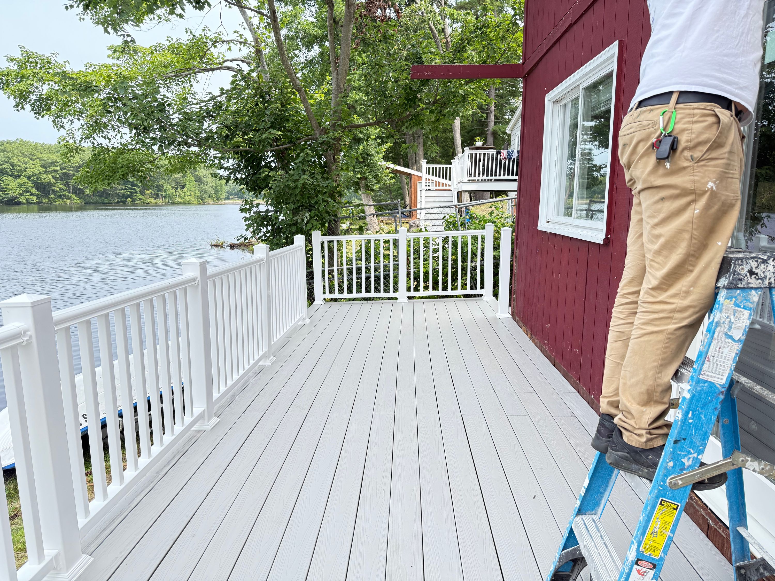 D & B Painting Inc project photo 4 — painting and carpentry work in MetroWest Massachusetts