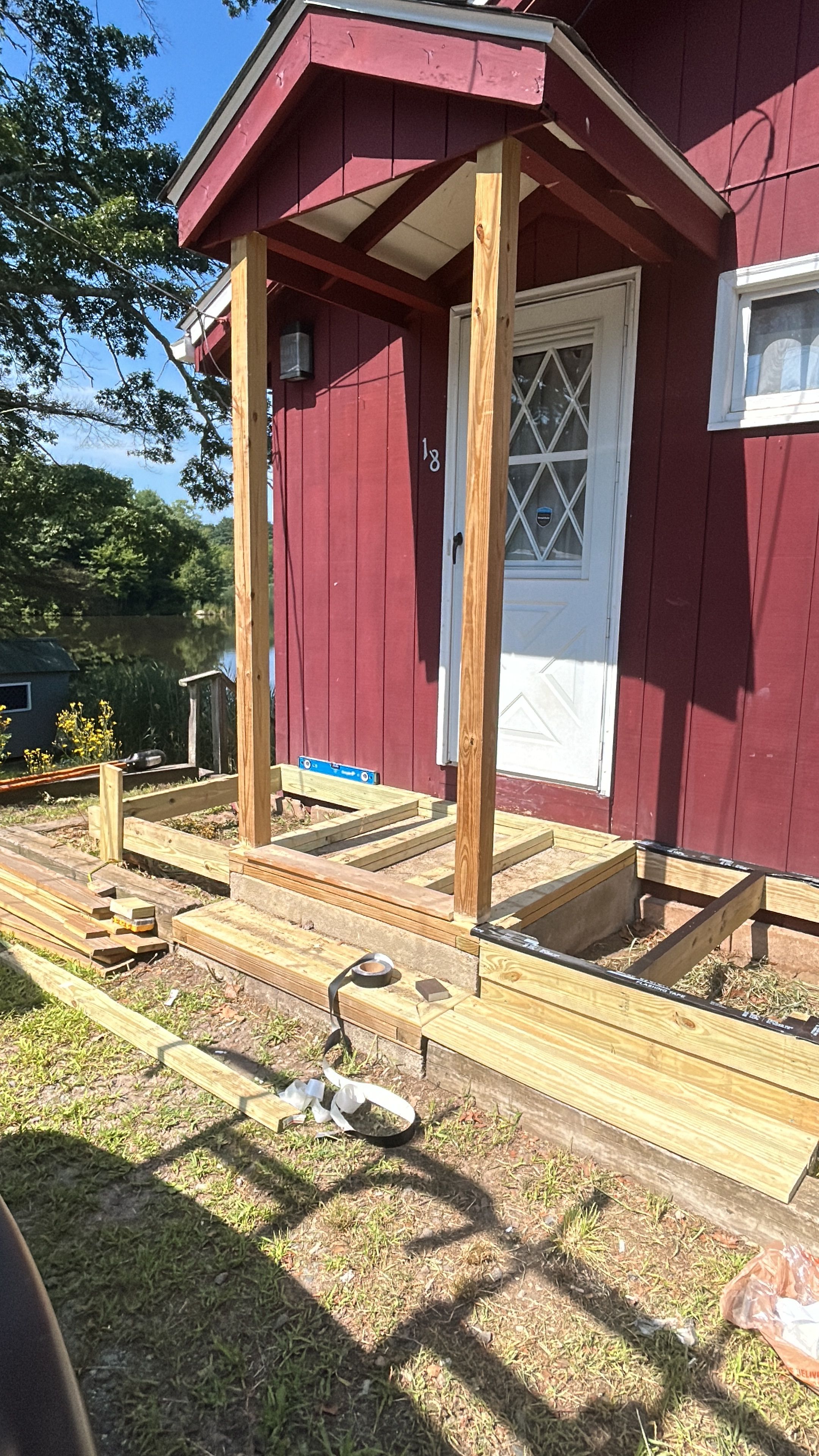 D & B Painting Inc project photo 3 — painting and carpentry work in MetroWest Massachusetts