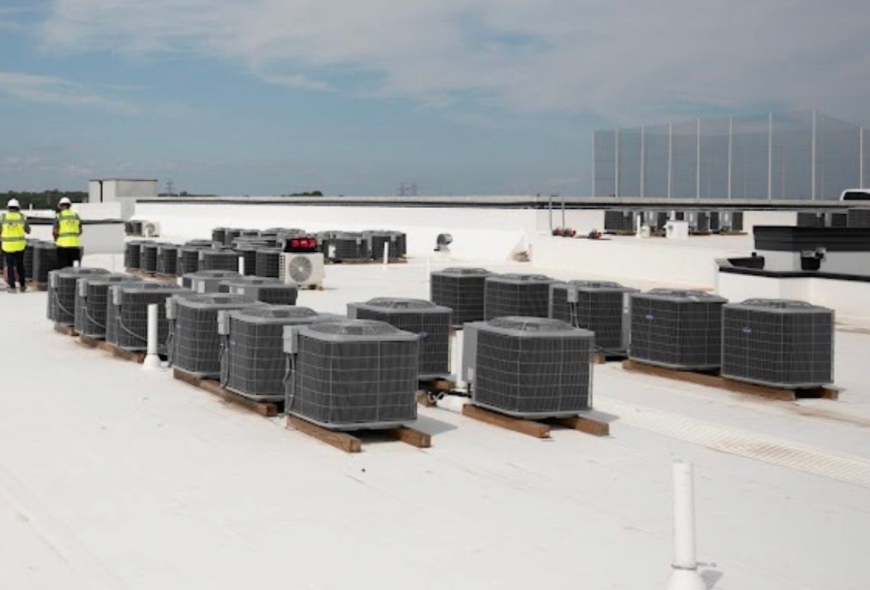 HVAC equipment and ductwork — heating & air conditioning installation completed by E & J Mechanical LLC in Mechanicsville, Richmond & Central Virginia (photo 1)