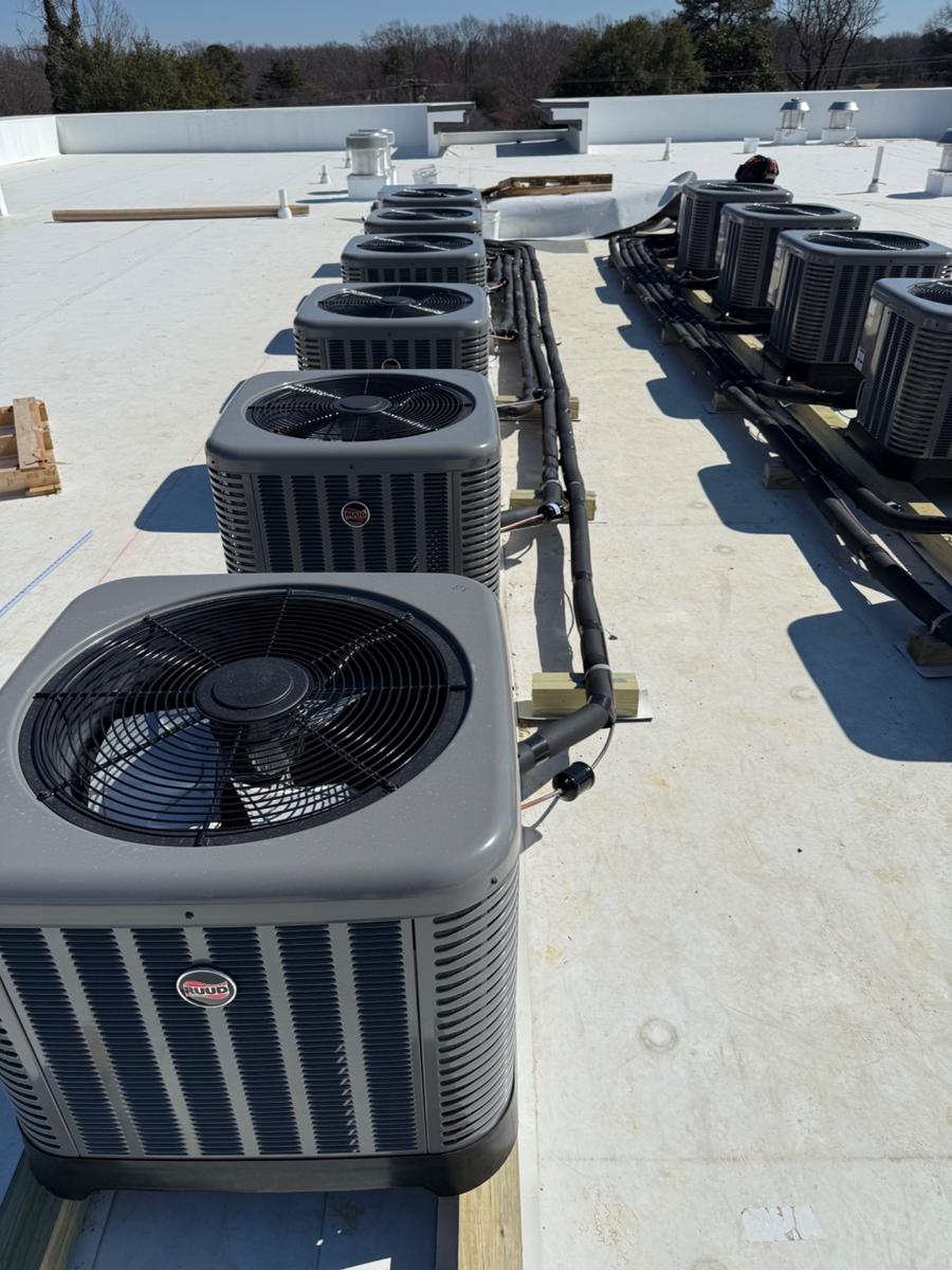 HVAC equipment and ductwork — heating & air conditioning installation completed by E & J Mechanical LLC in Mechanicsville, Richmond & Central Virginia (photo 2)