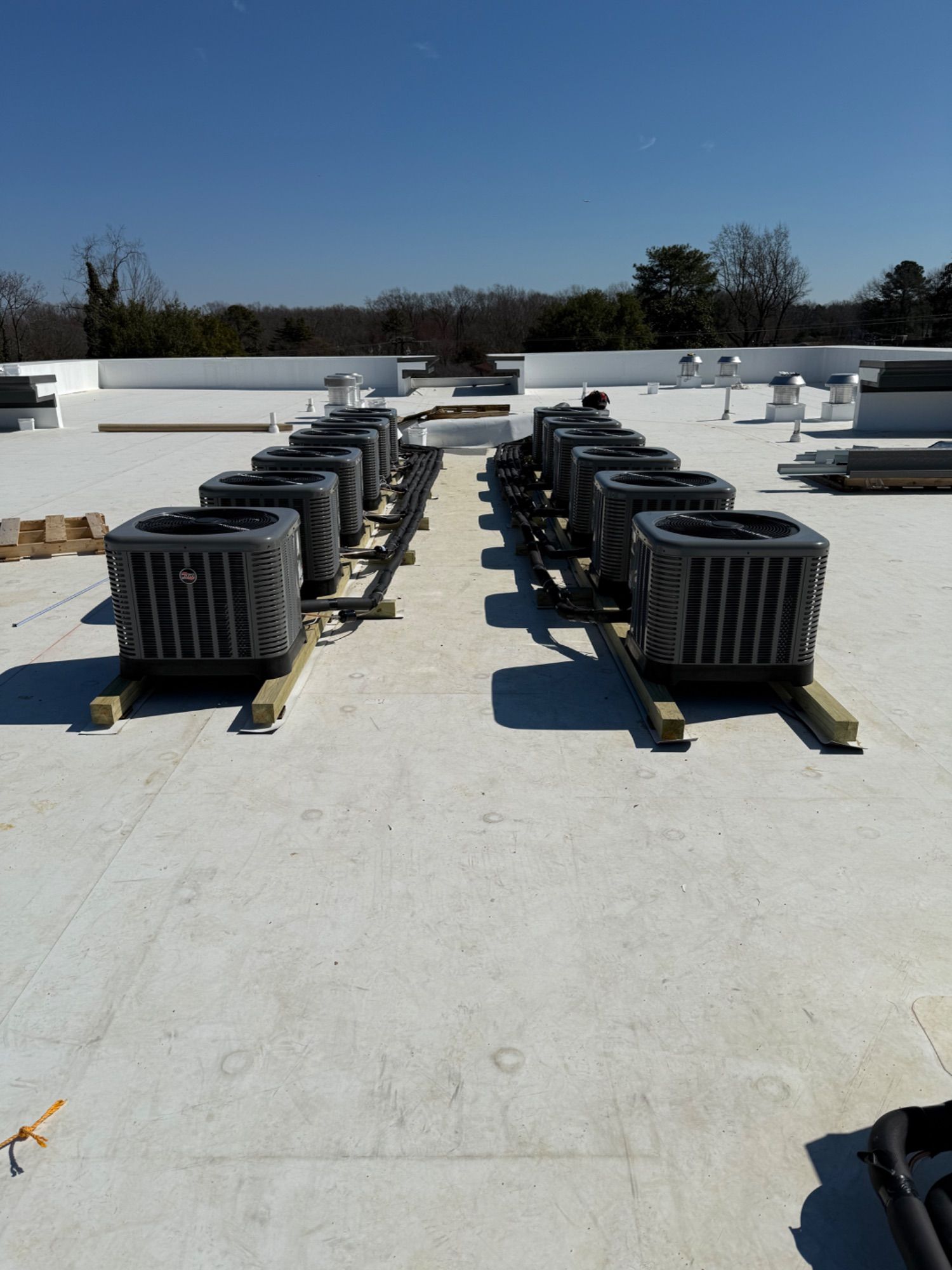 HVAC equipment and ductwork — heating & air conditioning installation completed by E & J Mechanical LLC in Mechanicsville, Richmond & Central Virginia (photo 3)