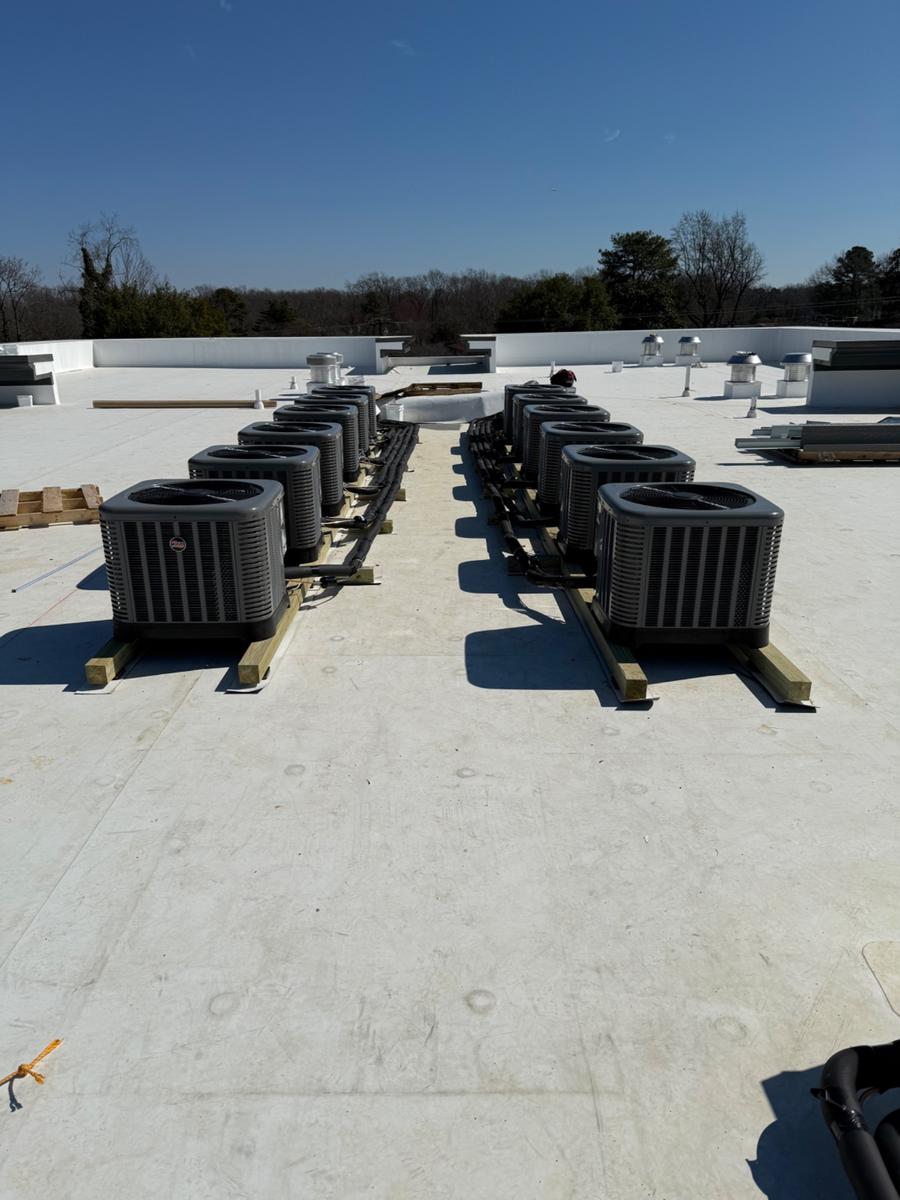 HVAC equipment and ductwork — heating & air conditioning installation completed by E & J Mechanical LLC in Mechanicsville, Richmond & Central Virginia (photo 3)