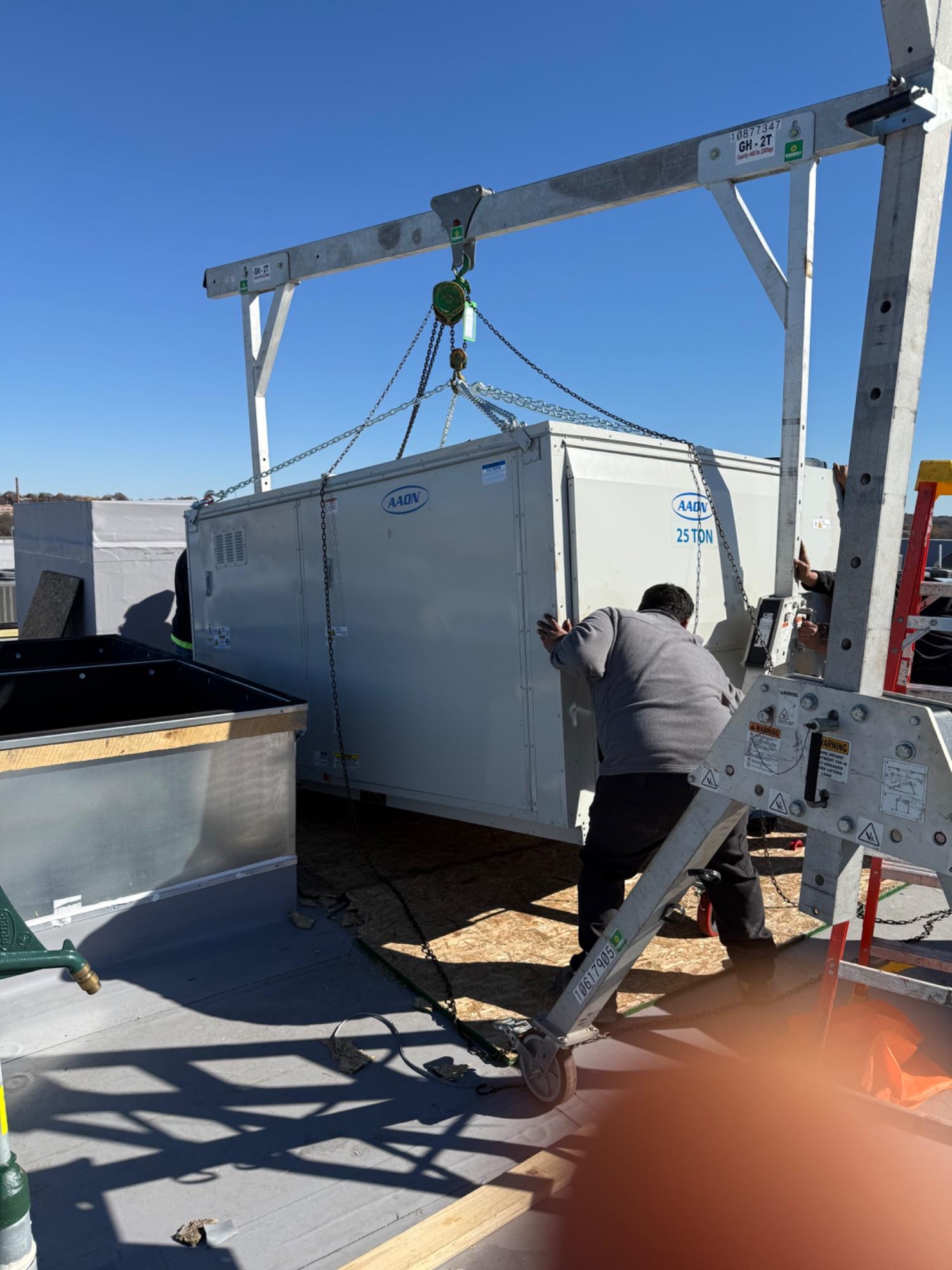 E & J Mechanical LLC team at work