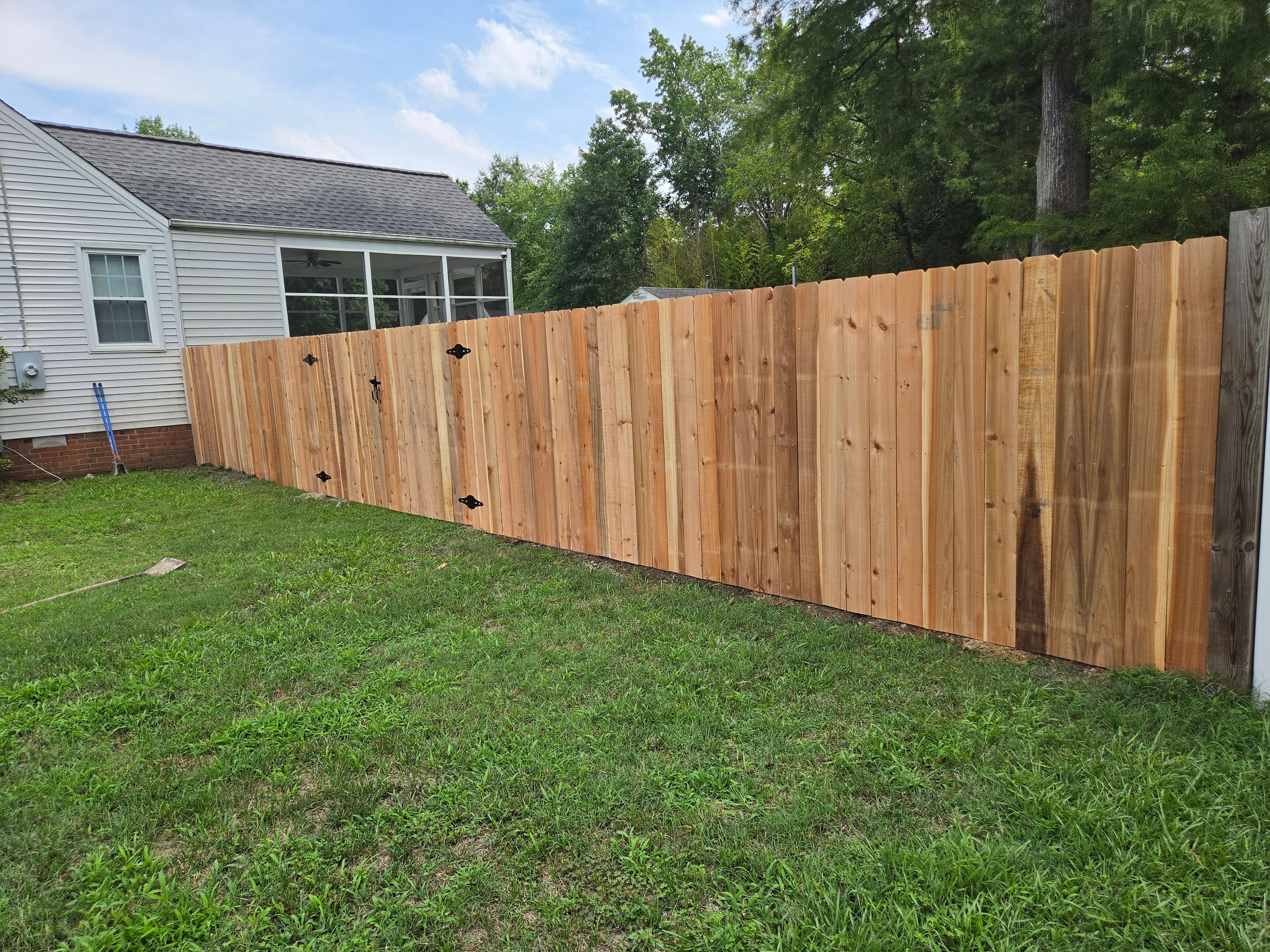 Fence installation project 15 completed by Fast Fences LLC in Hampton Roads, Virginia