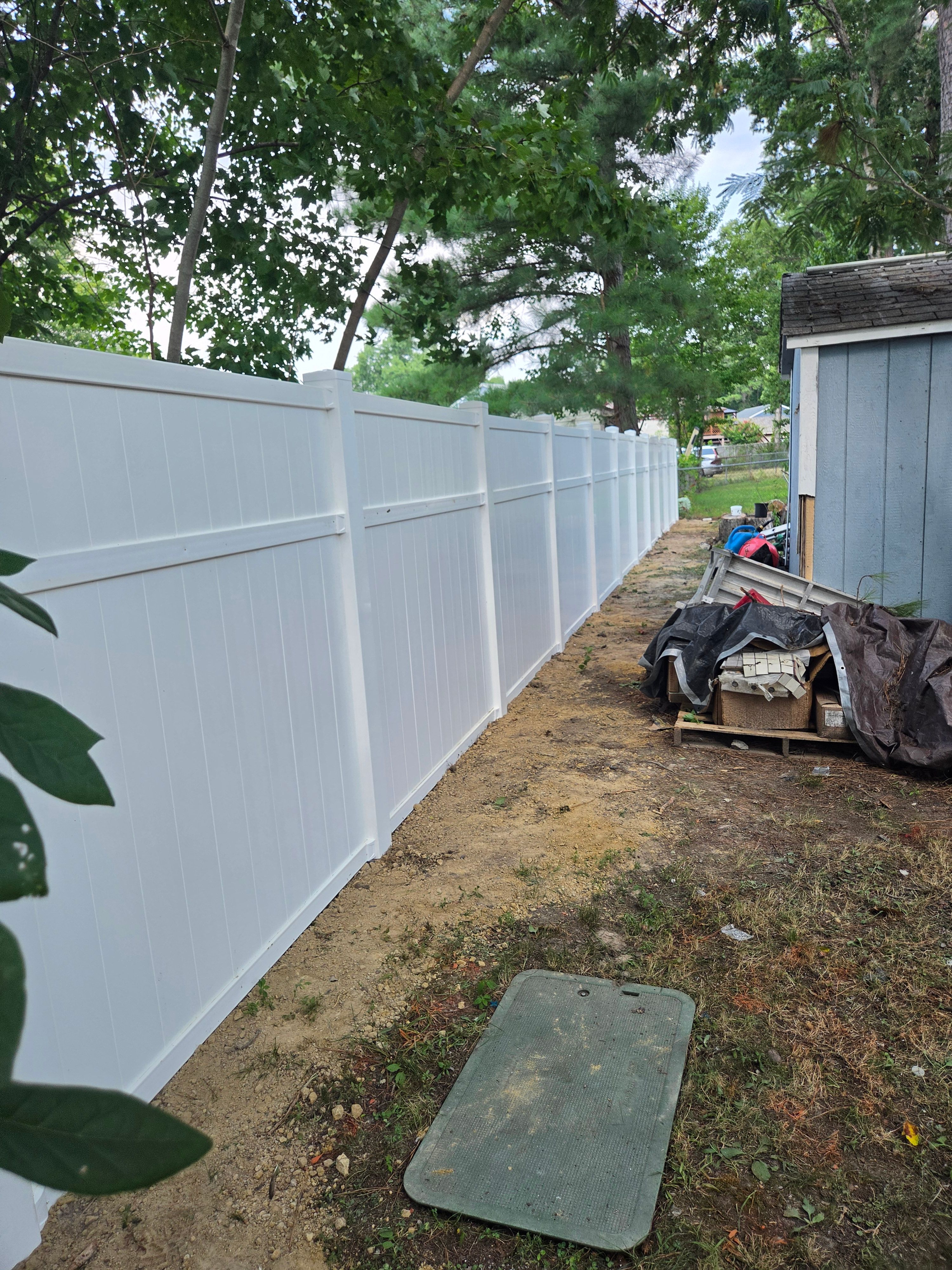 Fence installation project 11 completed by Fast Fences LLC in Hampton Roads, Virginia