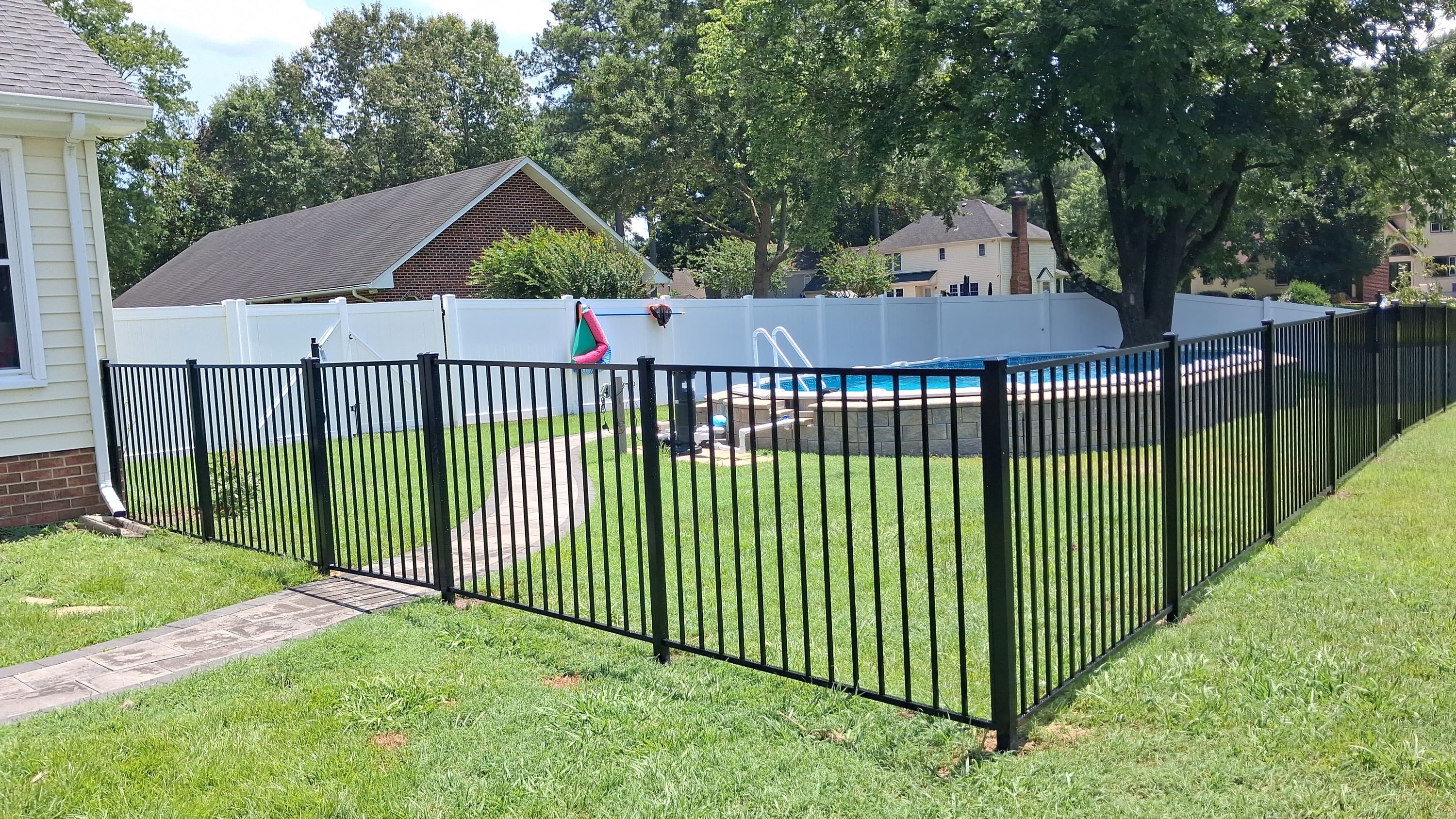 Fence installation project 8 completed by Fast Fences LLC in Hampton Roads, Virginia