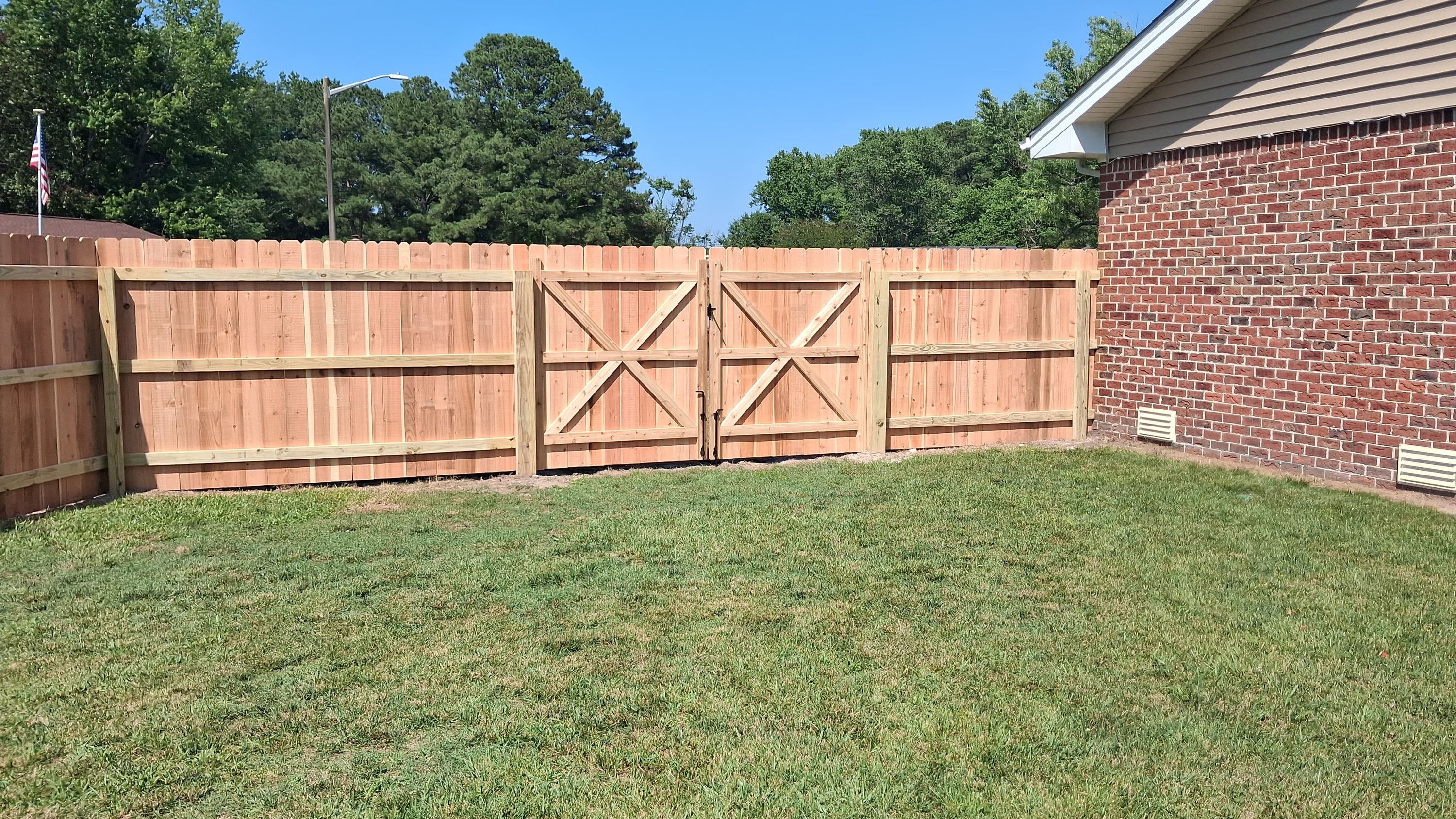 Fence installation project 4 completed by Fast Fences LLC in Hampton Roads, Virginia