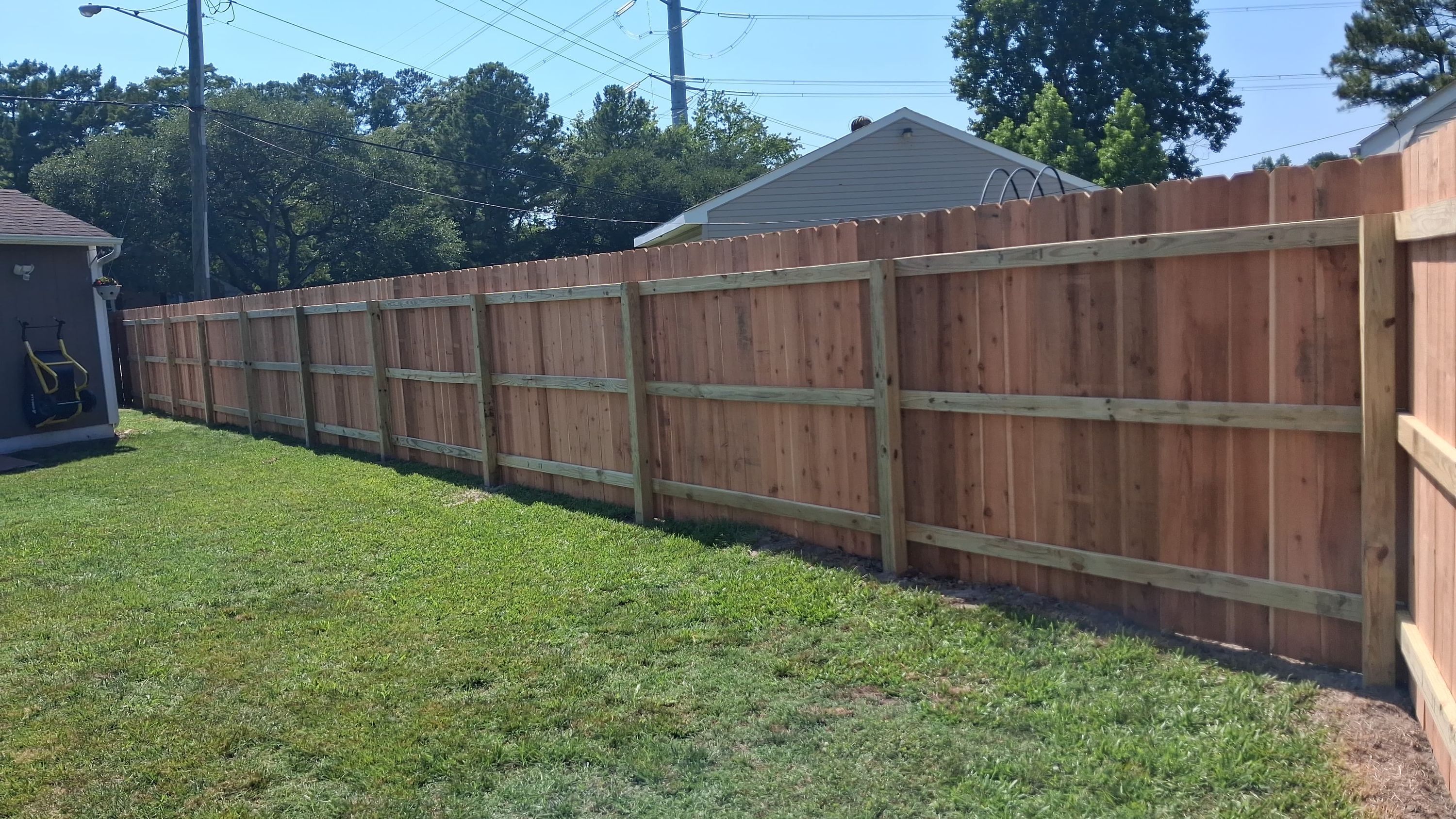 Fence installation project 3 completed by Fast Fences LLC in Hampton Roads, Virginia