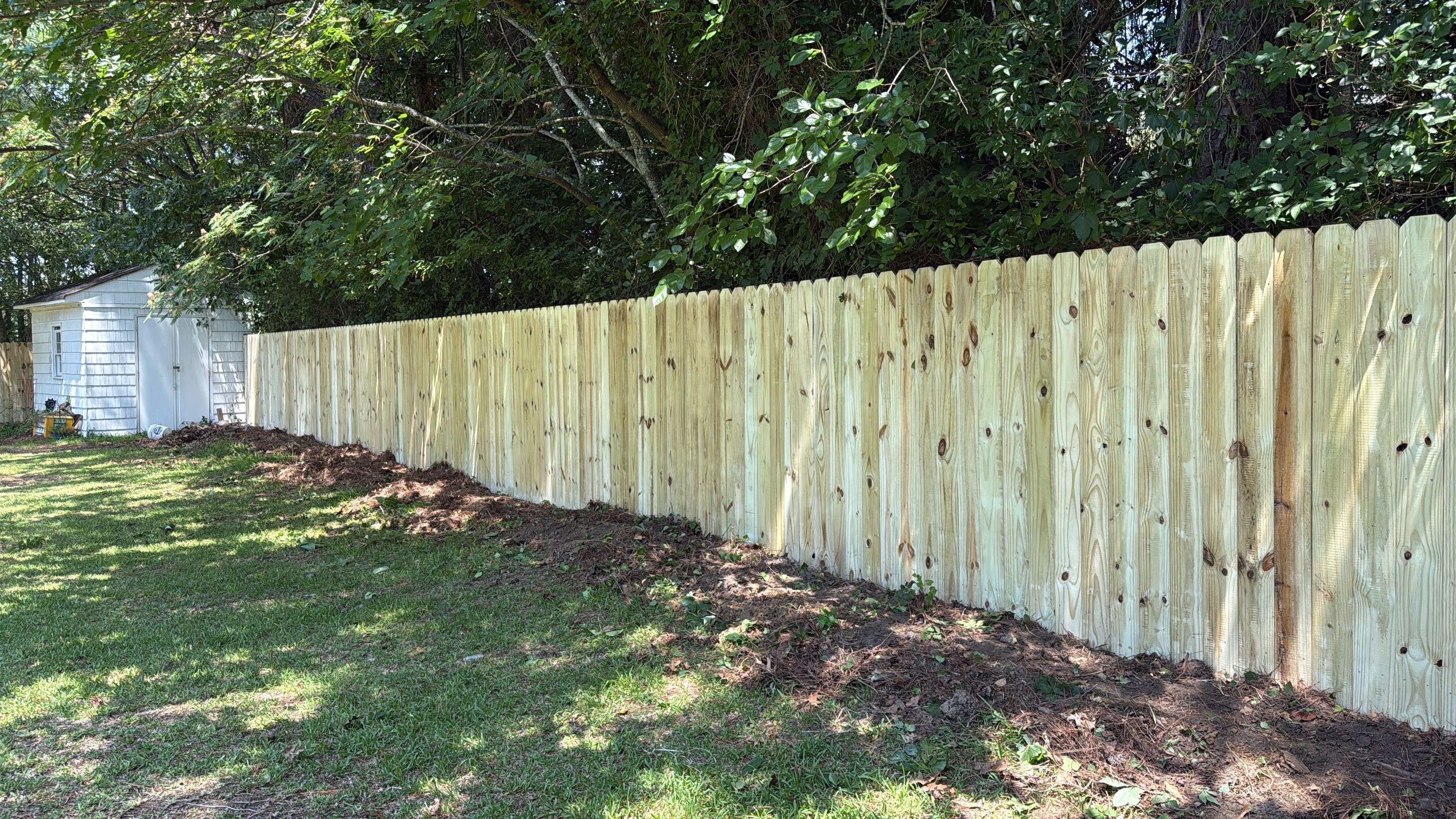 Fence installation project 2 completed by Fast Fences LLC in Hampton Roads, Virginia