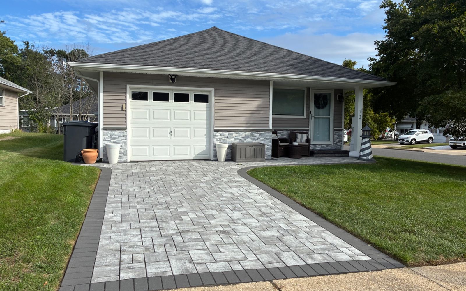 Blueprint illustration of a house and construction project by HDZ Construction Company LLC in Toms River, New Jersey