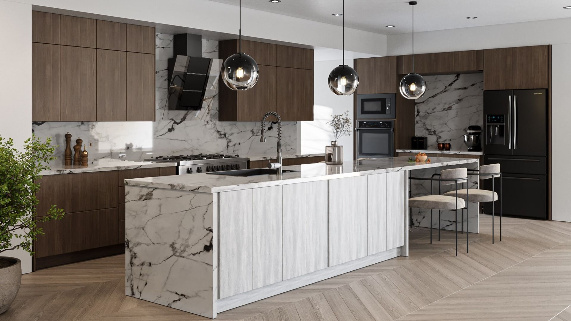 JMF Creative Design project 13 — kitchen design and remodeling in the New York Metro Area
