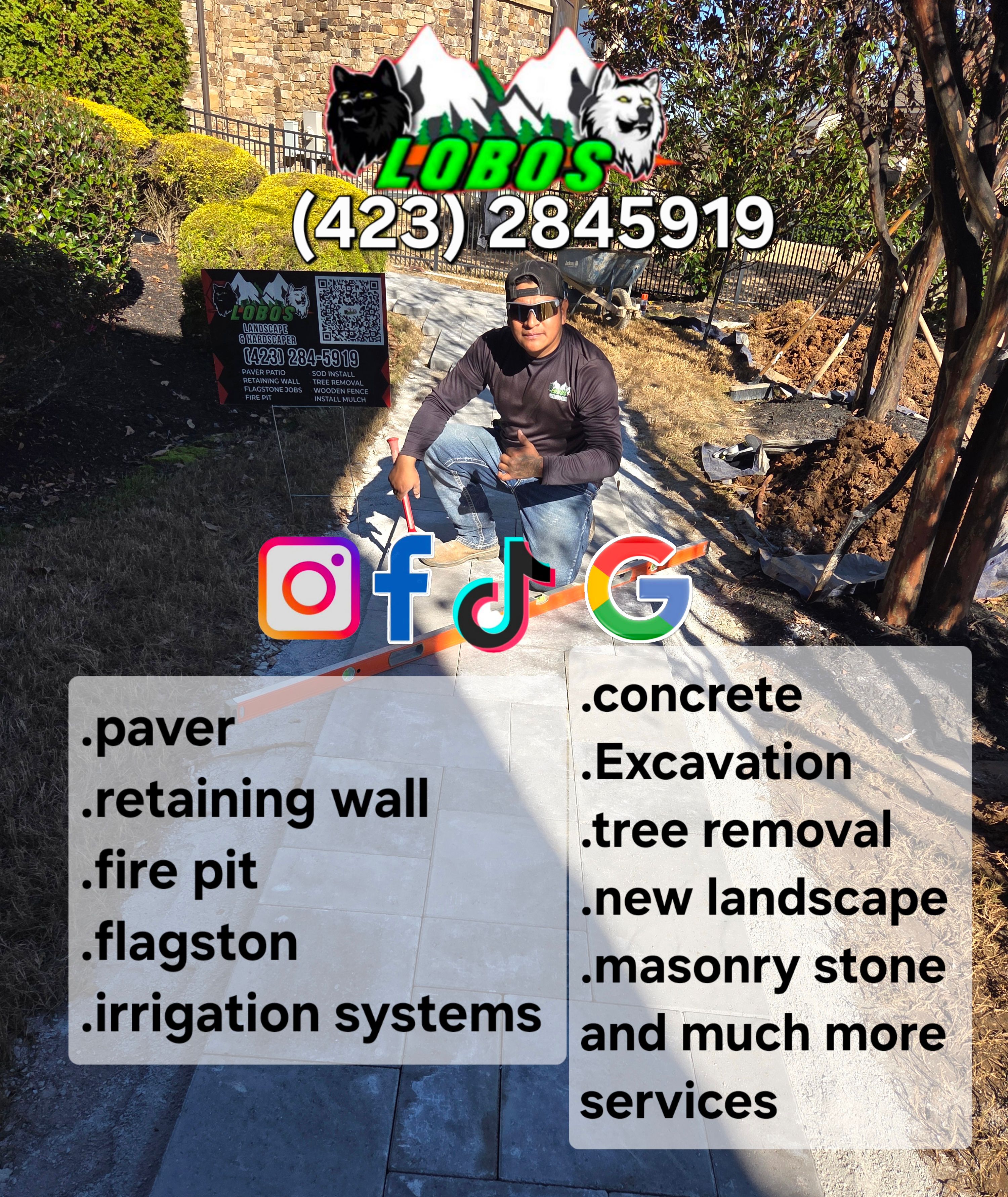 Lobos Landscape & Hardscaper project — Cleveland, TN (20/37)